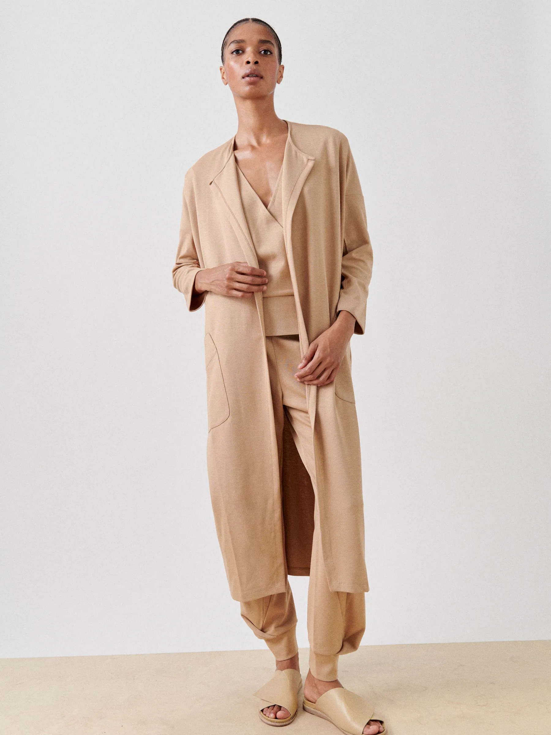 Jersey Koya Coat sold by Zero + Maria Cornejo product image thumbnail 2