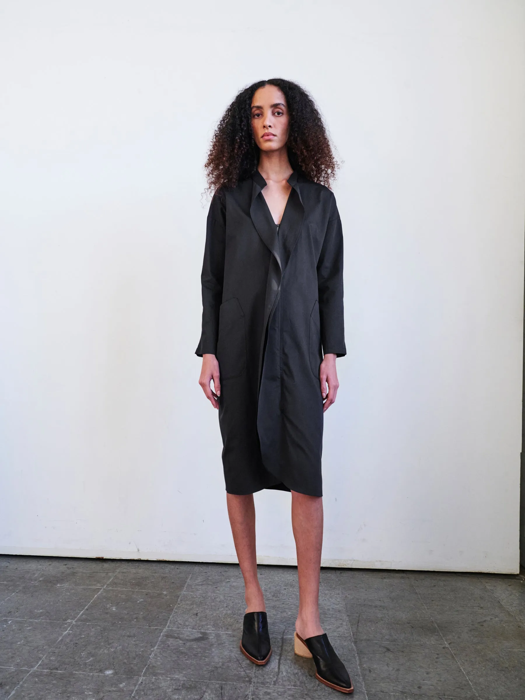 Long-Sleeved Fin Gaban Dress sold by Zero + Maria Cornejo product image thumbnail 4