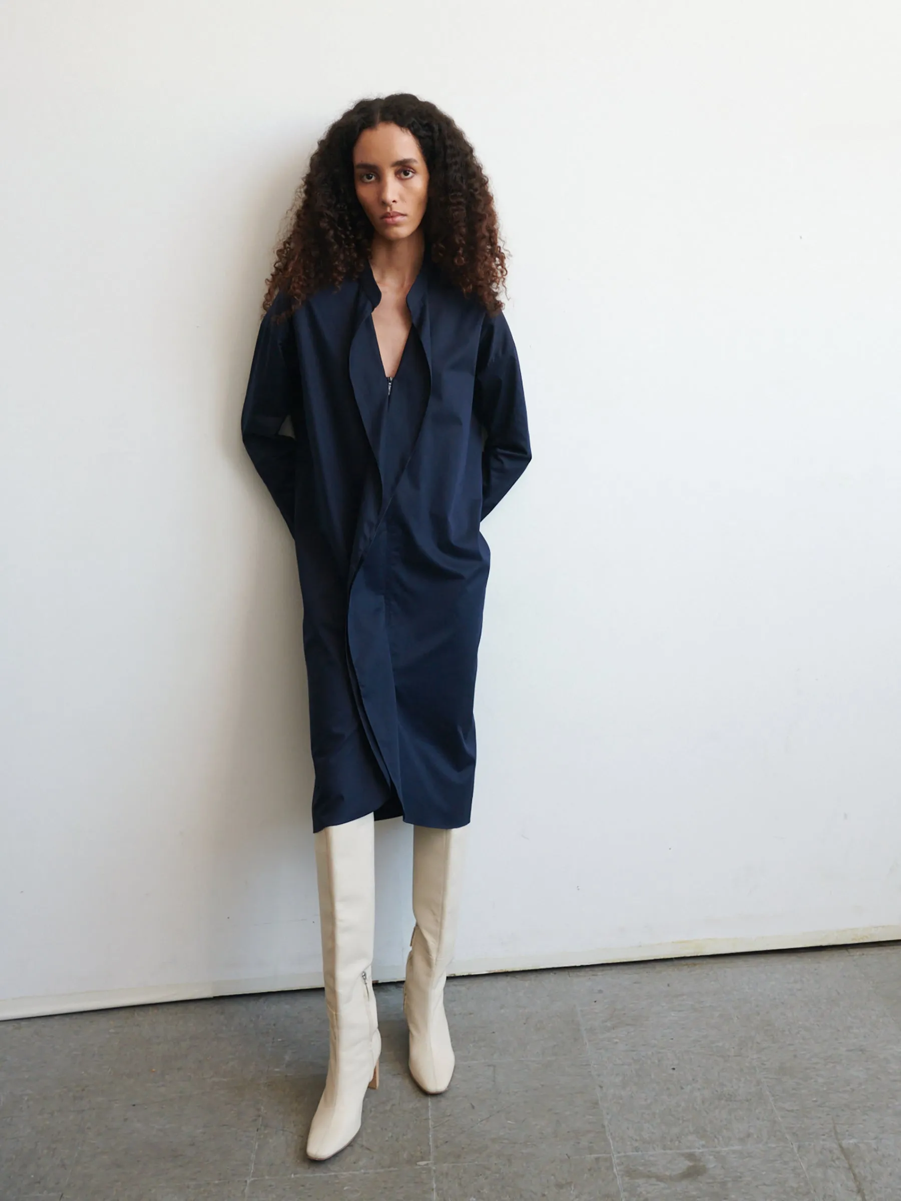 Long-Sleeved Fin Gaban Dress sold by Zero + Maria Cornejo