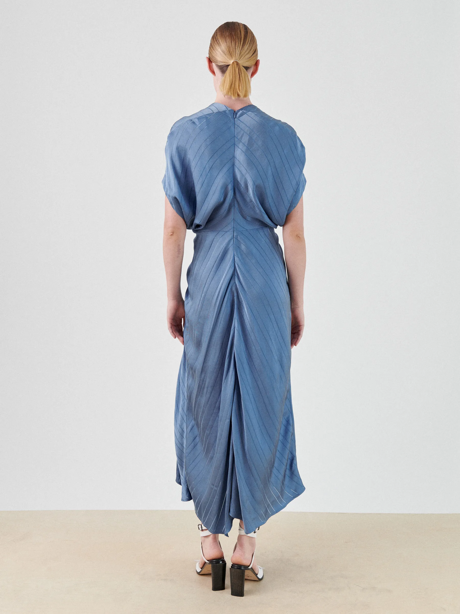 Long Aki Wave Dress sold by Zero + Maria Cornejo product image thumbnail 5