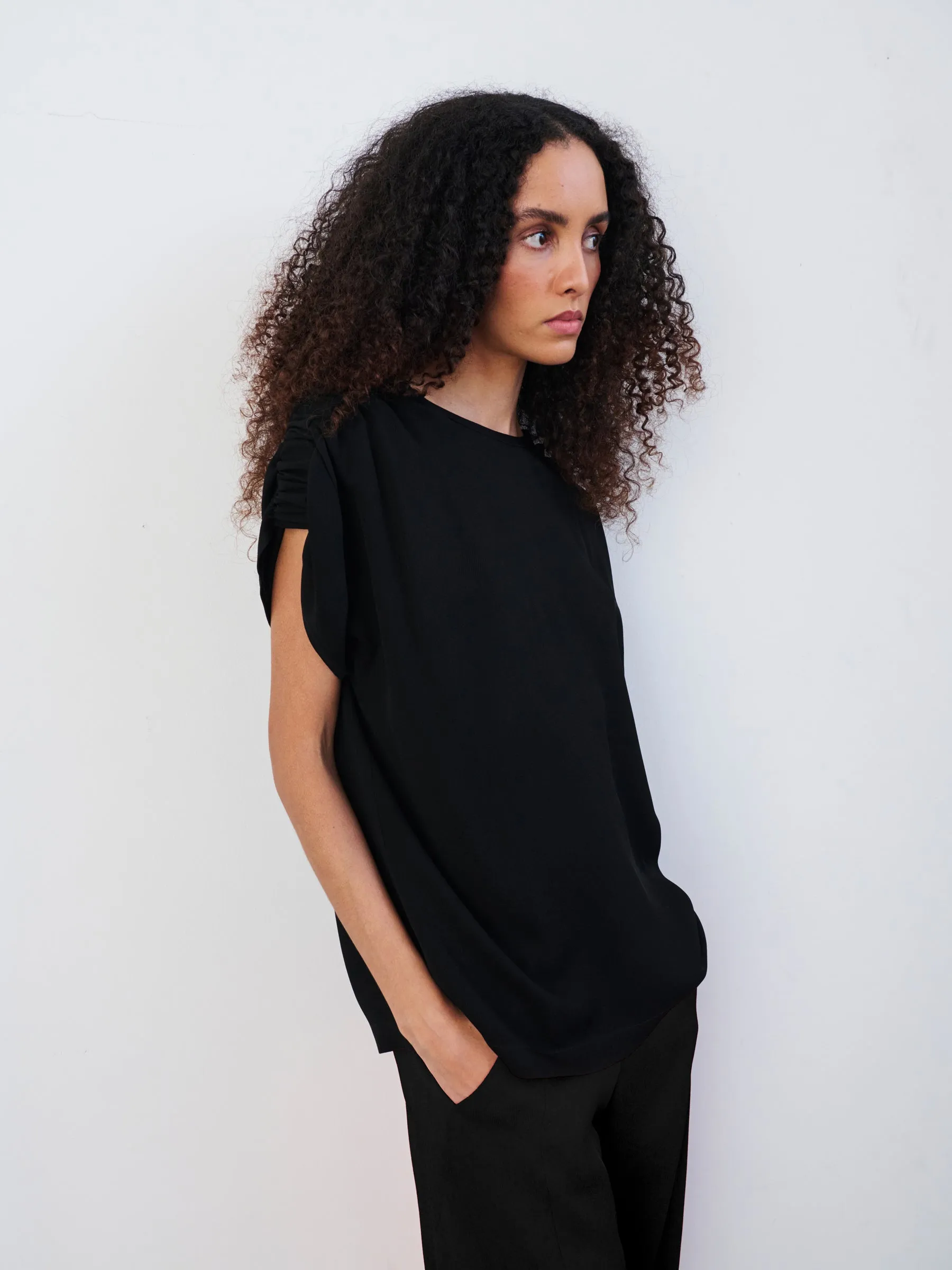 Ruched Muscle Top sold by Zero + Maria Cornejo product image thumbnail 2