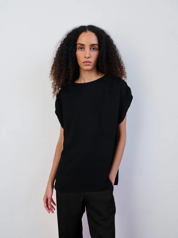 Ruched Muscle Top sold by Zero + Maria Cornejo