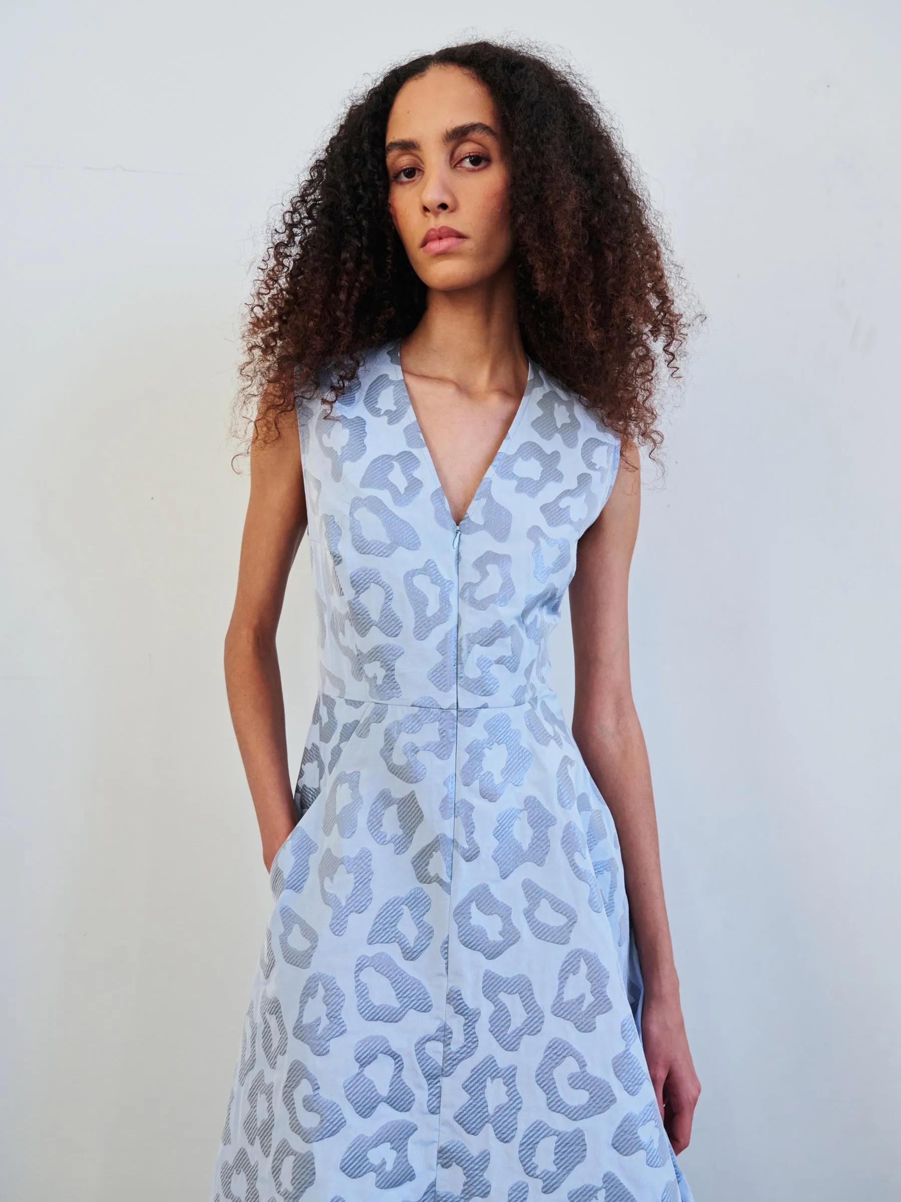 Sleeveless Wave Dress sold by Zero + Maria Cornejo product image thumbnail 3