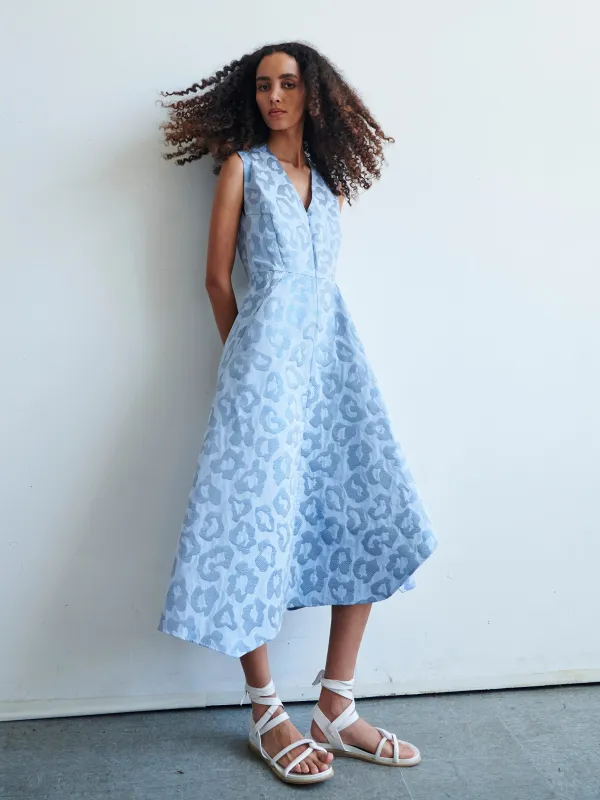 Sleeveless Wave Dress made by Zero + Maria Cornejo