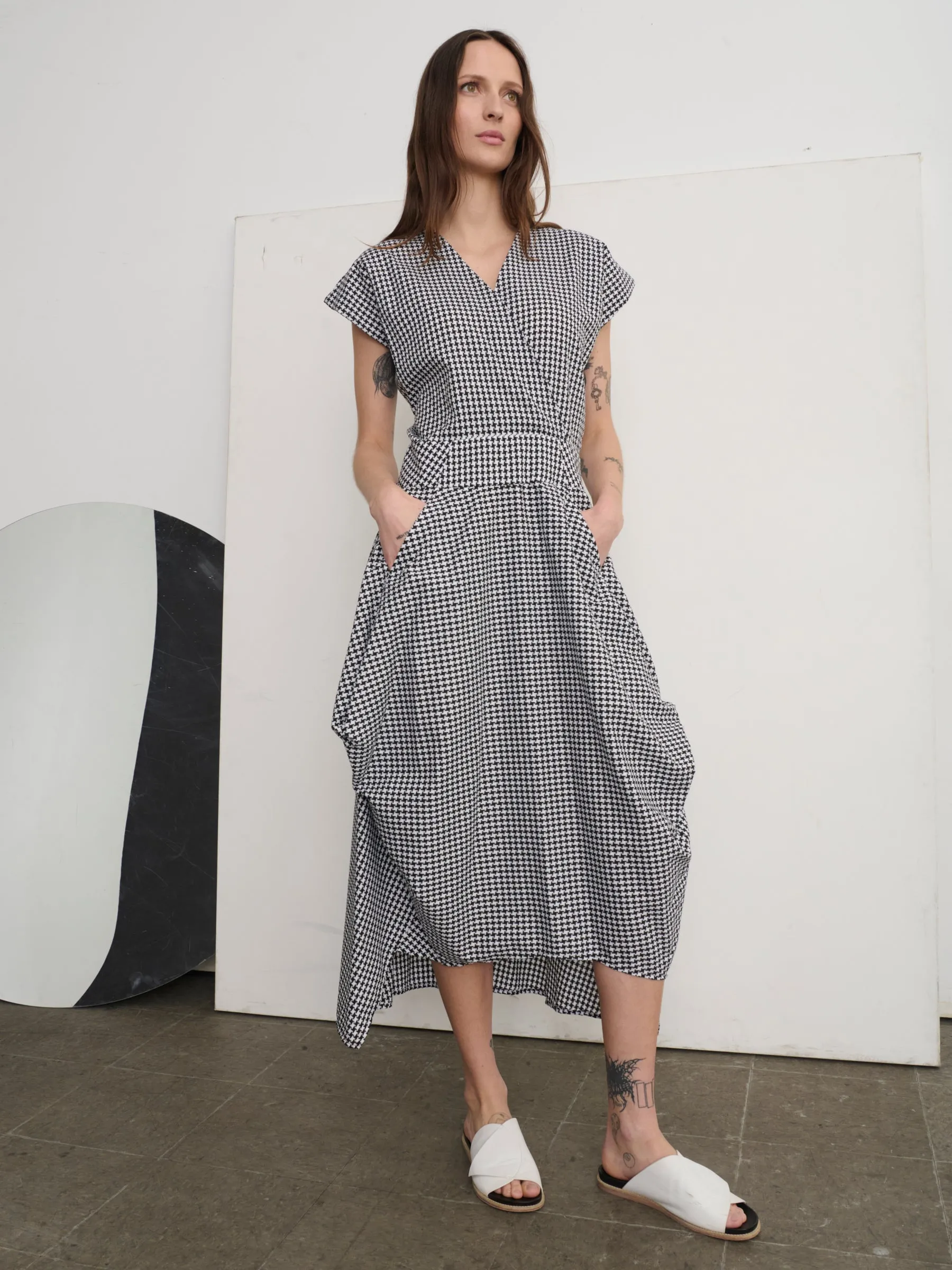 Wrap Nio Dress sold by Zero + Maria Cornejo product image thumbnail 3