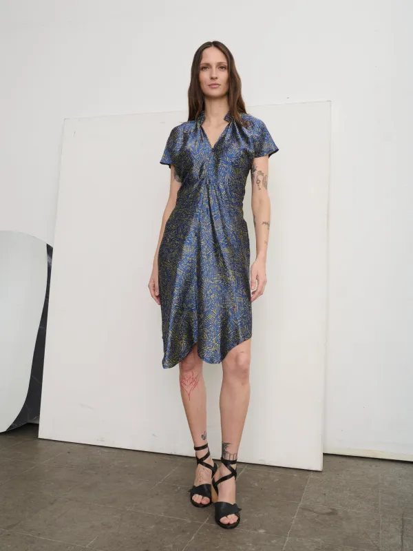 Ruched Stella Dress made by Zero + Maria Cornejo