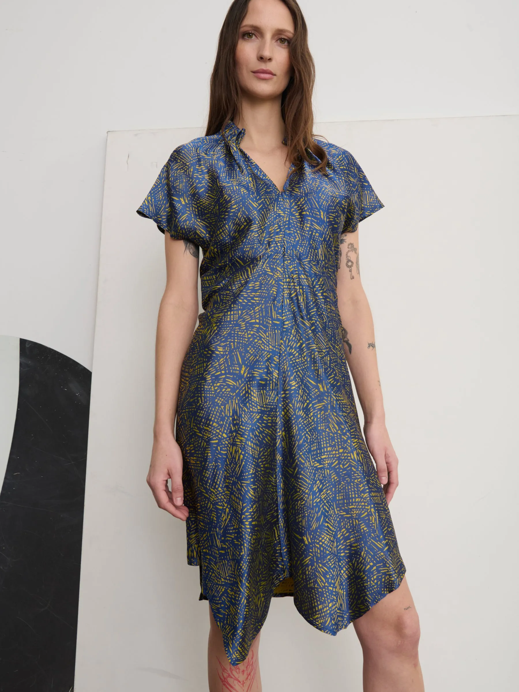 Ruched Stella Dress sold by Zero + Maria Cornejo product image thumbnail 2