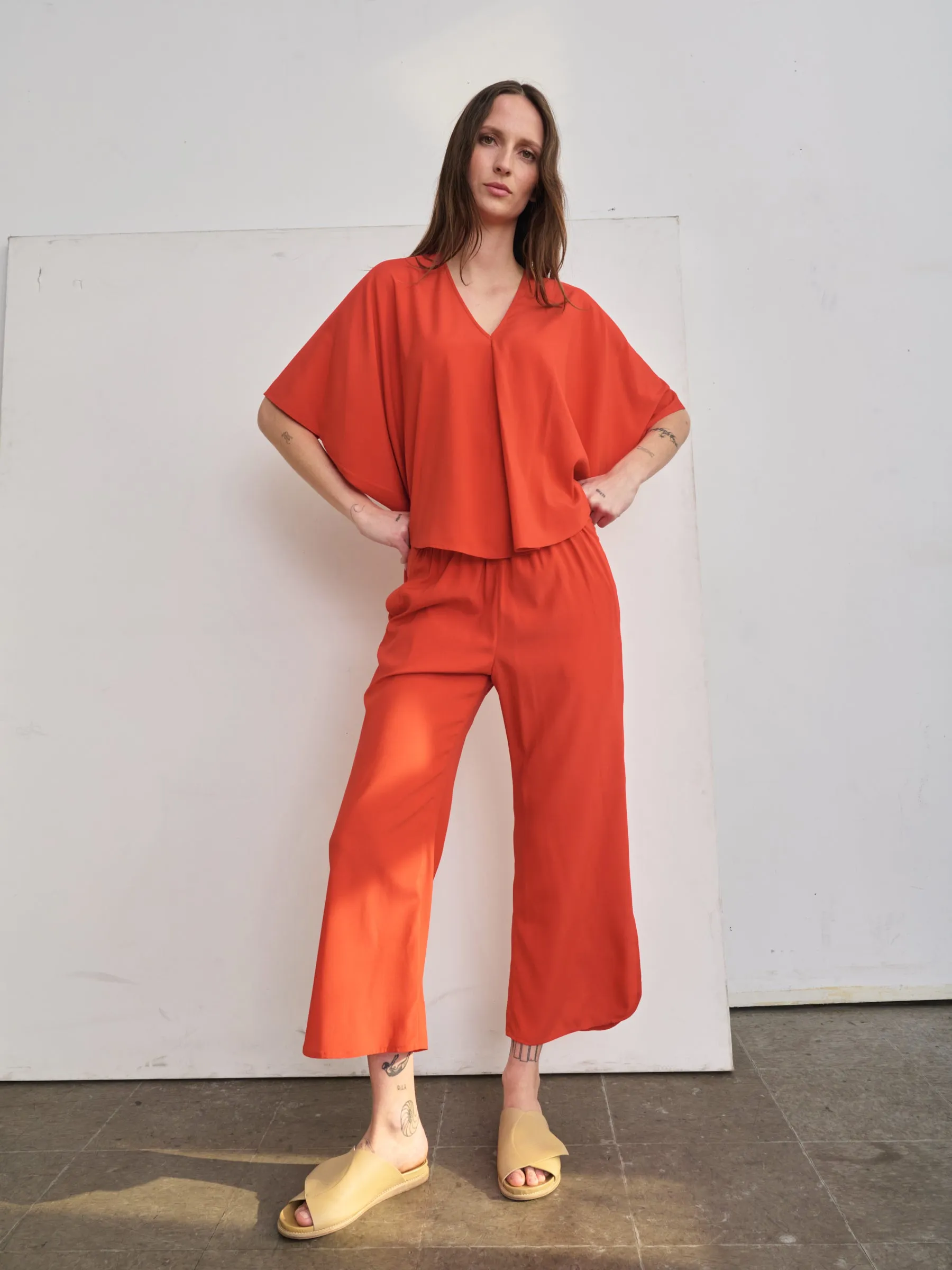 Ruched Front Pant sold by Zero + Maria Cornejo