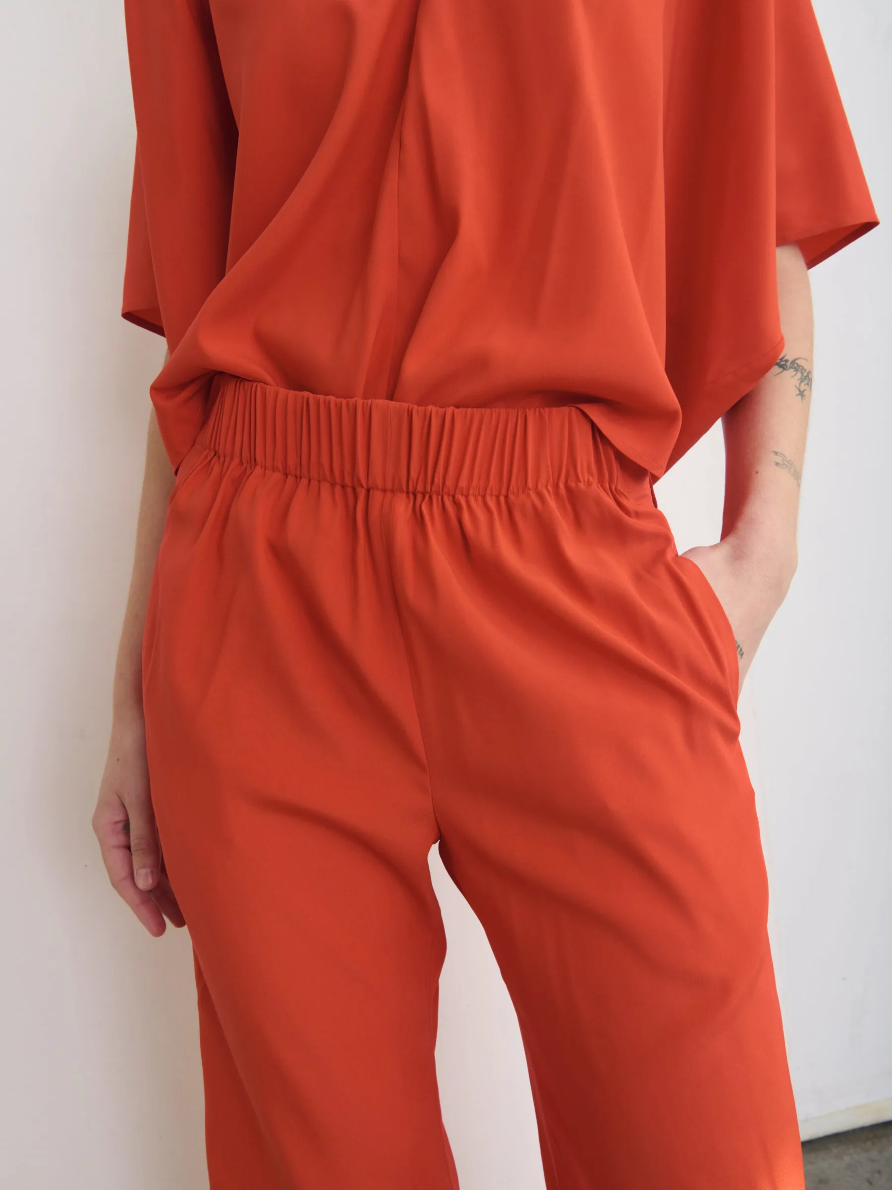Ruched Front Pant sold by Zero + Maria Cornejo product image thumbnail 3