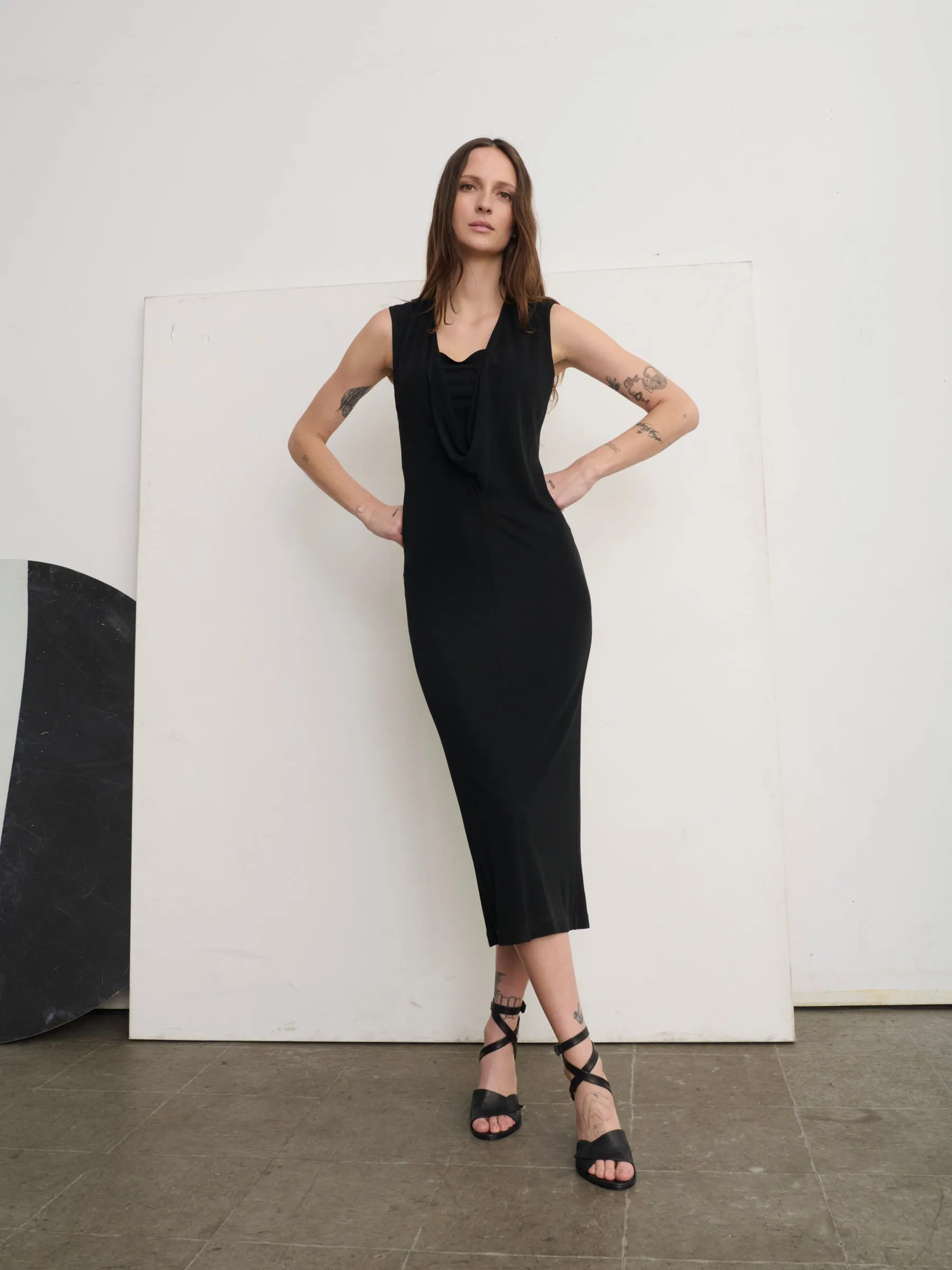 Cowl Dress sold by Zero + Maria Cornejo product image thumbnail 5