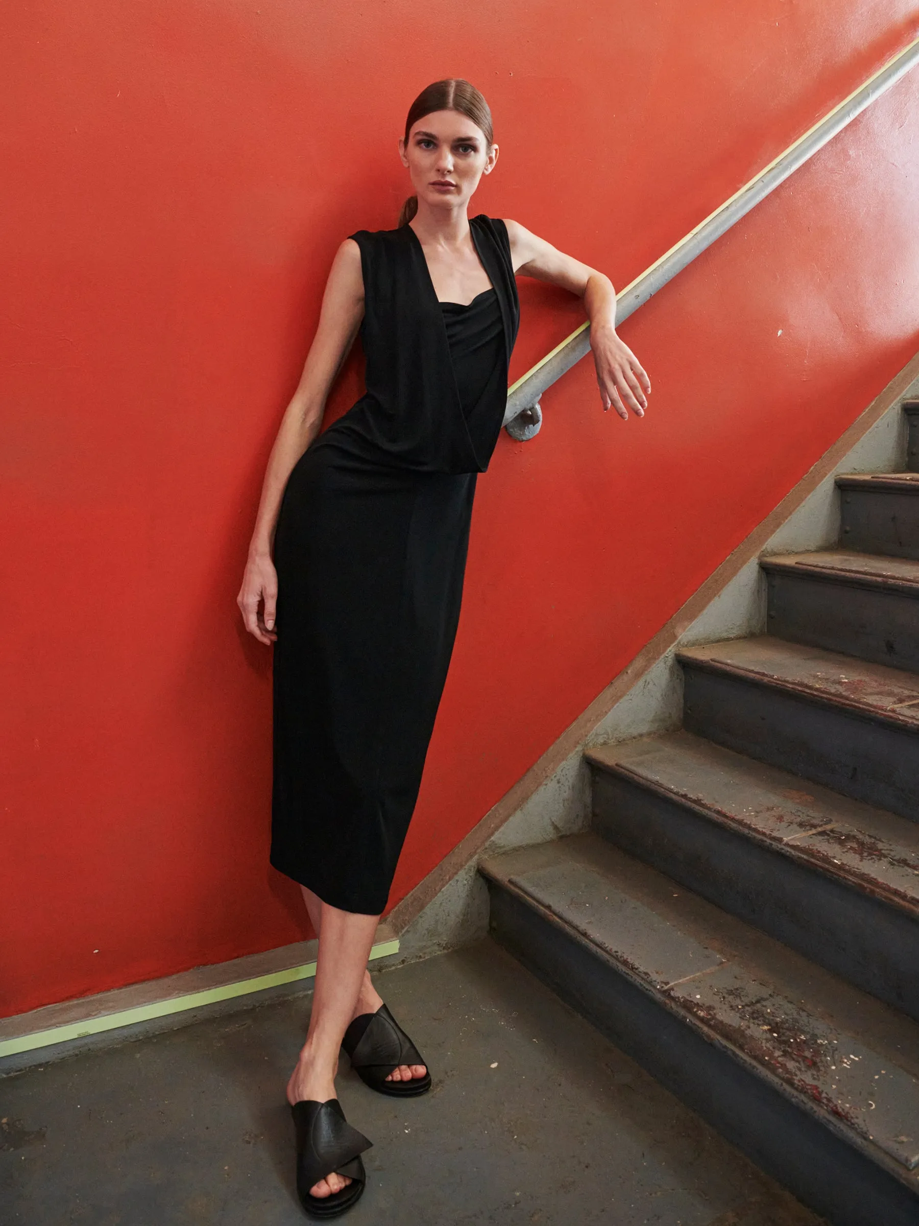 Cowl Dress sold by Zero + Maria Cornejo product image thumbnail 2