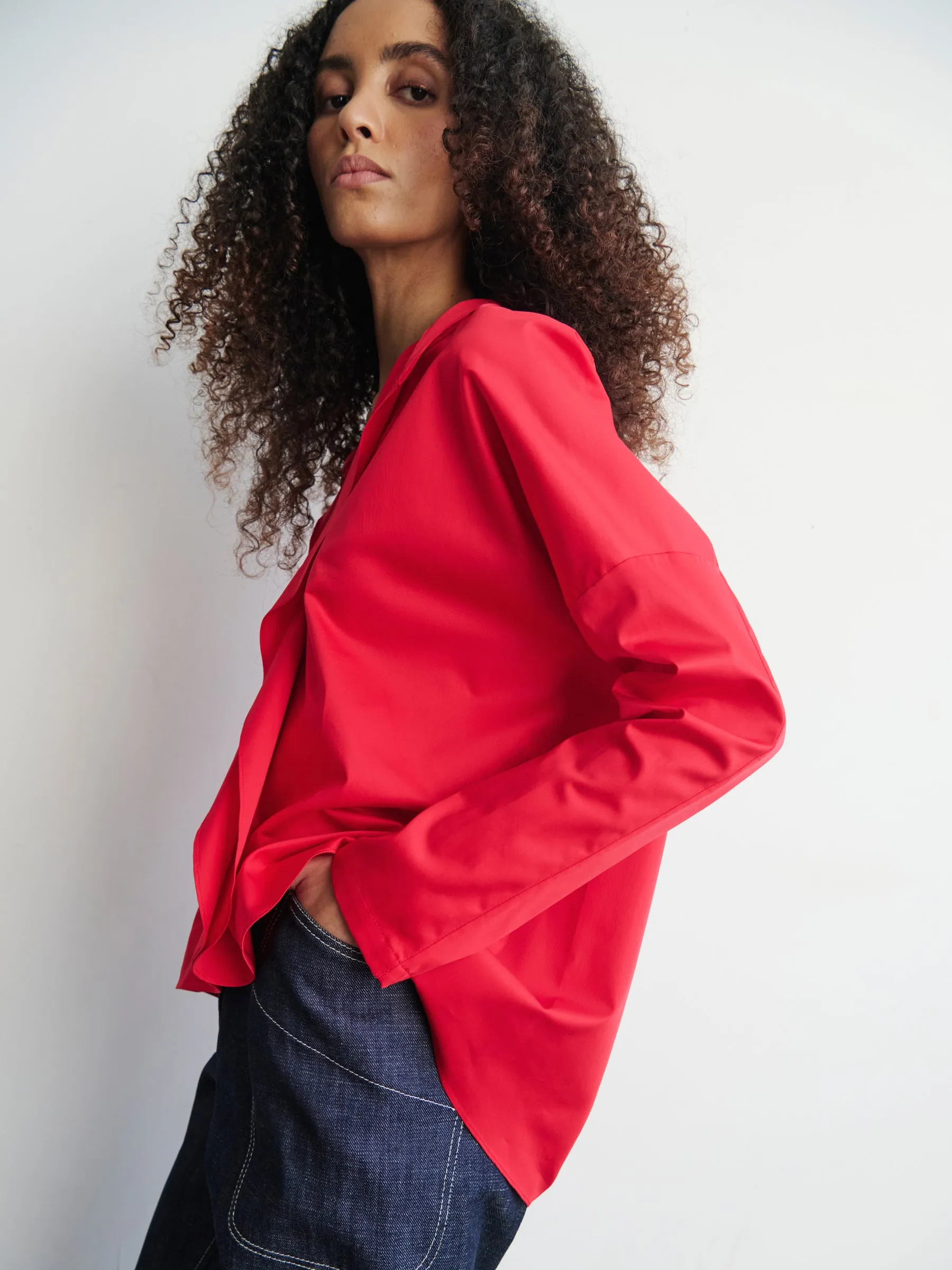Long-Sleeved Fin Gaban Shirt sold by Zero + Maria Cornejo product image thumbnail 3