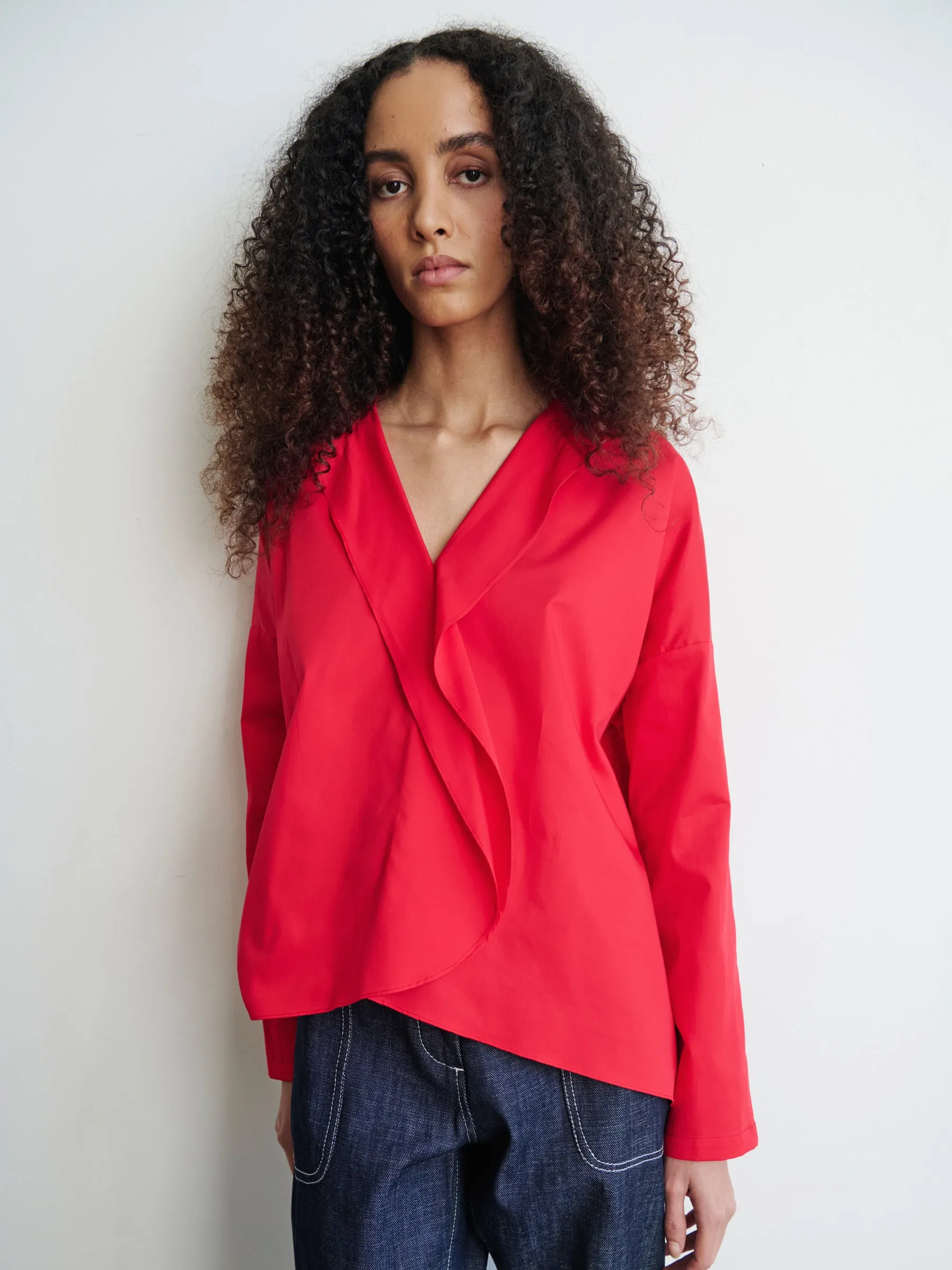 Long-Sleeved Fin Gaban Shirt sold by Zero + Maria Cornejo product image thumbnail 2
