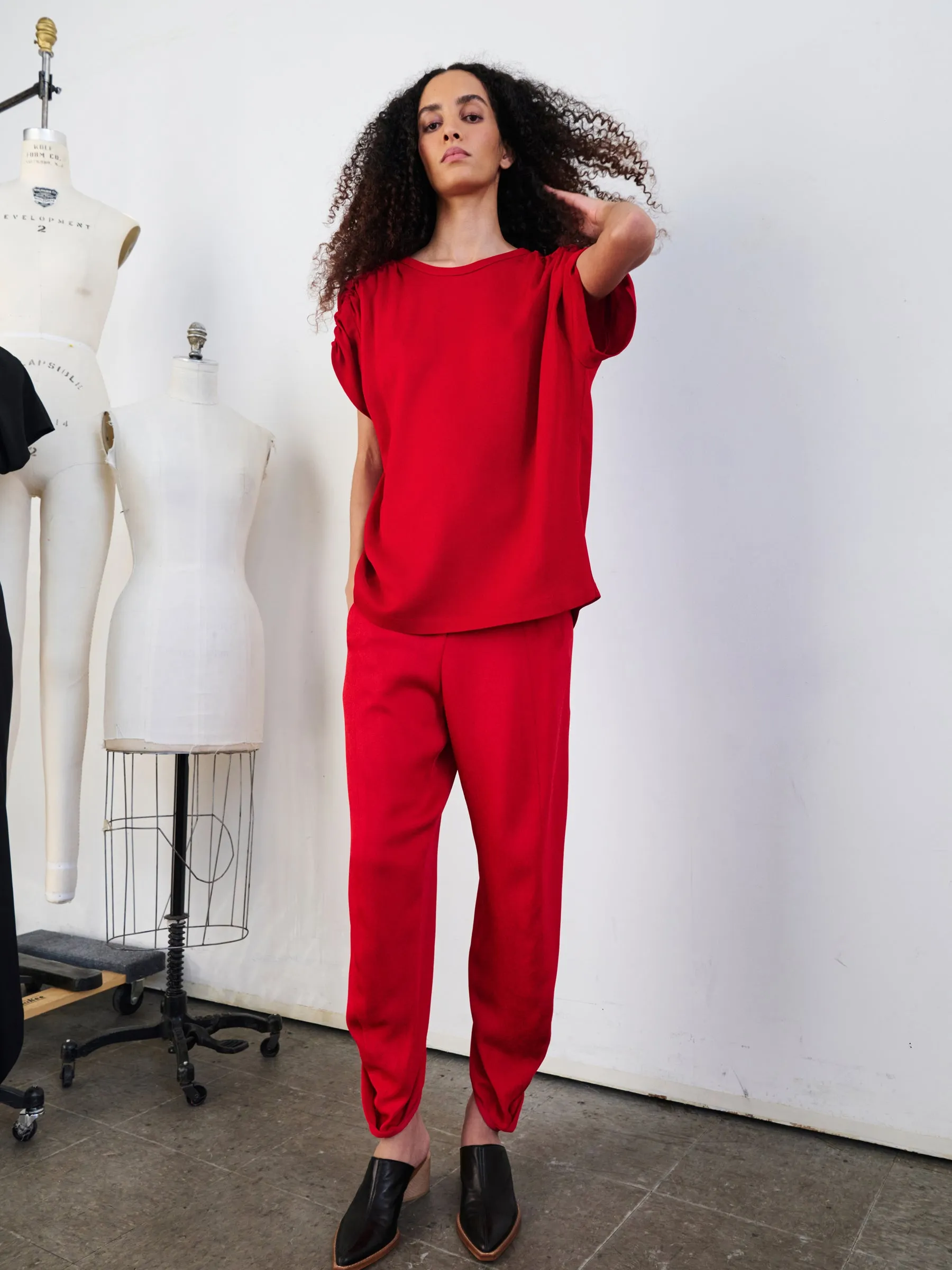 Ruched Muscle Top sold by Zero + Maria Cornejo product image thumbnail 2