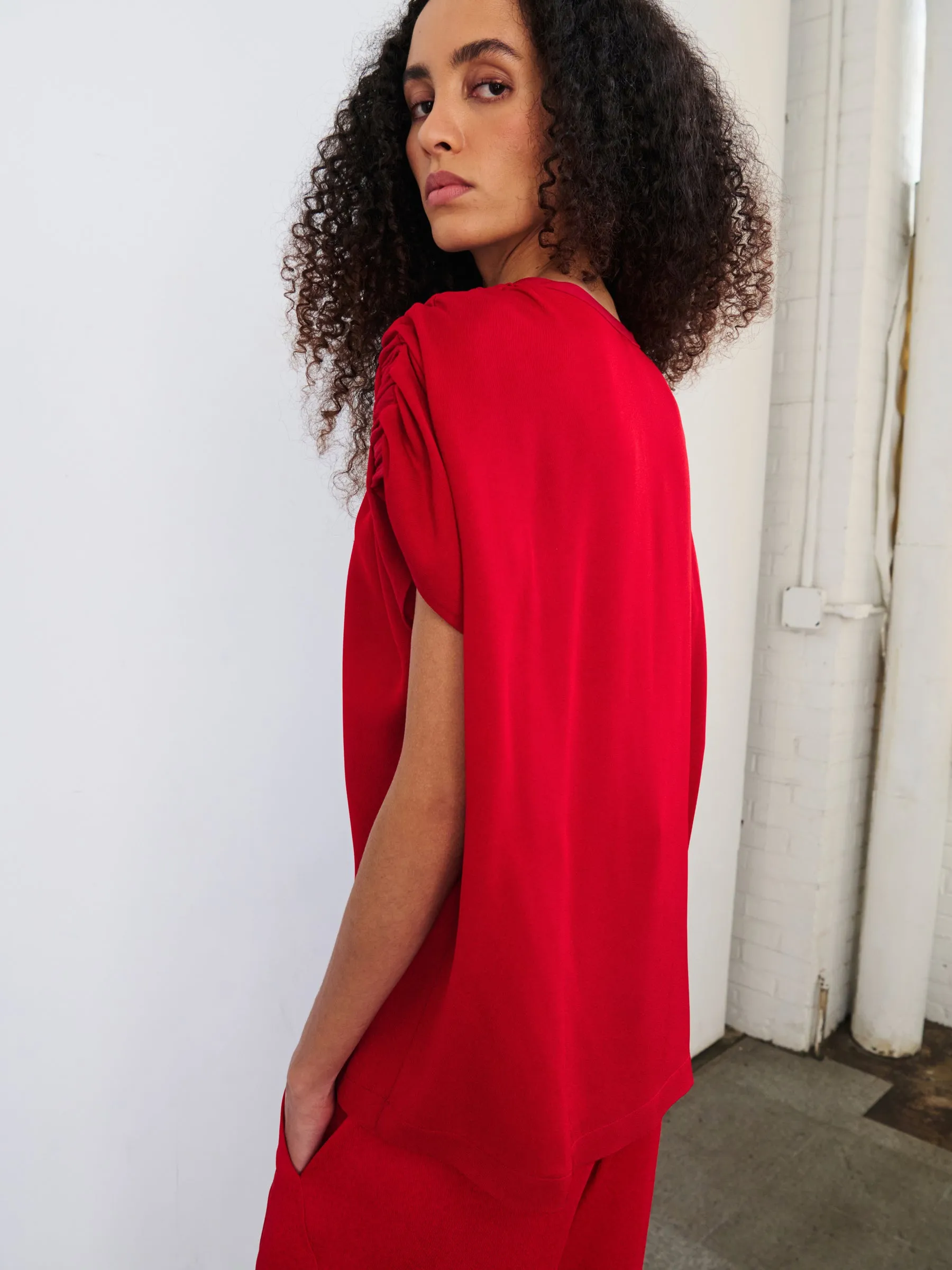 Ruched Muscle Top sold by Zero + Maria Cornejo product image thumbnail 4