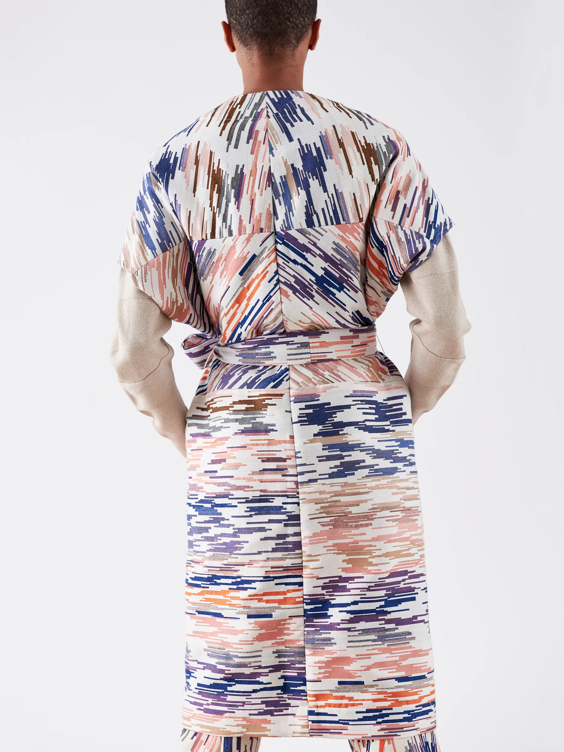 Hexagon Coat with Belt Sample sold by Zero + Maria Cornejo product image thumbnail 5