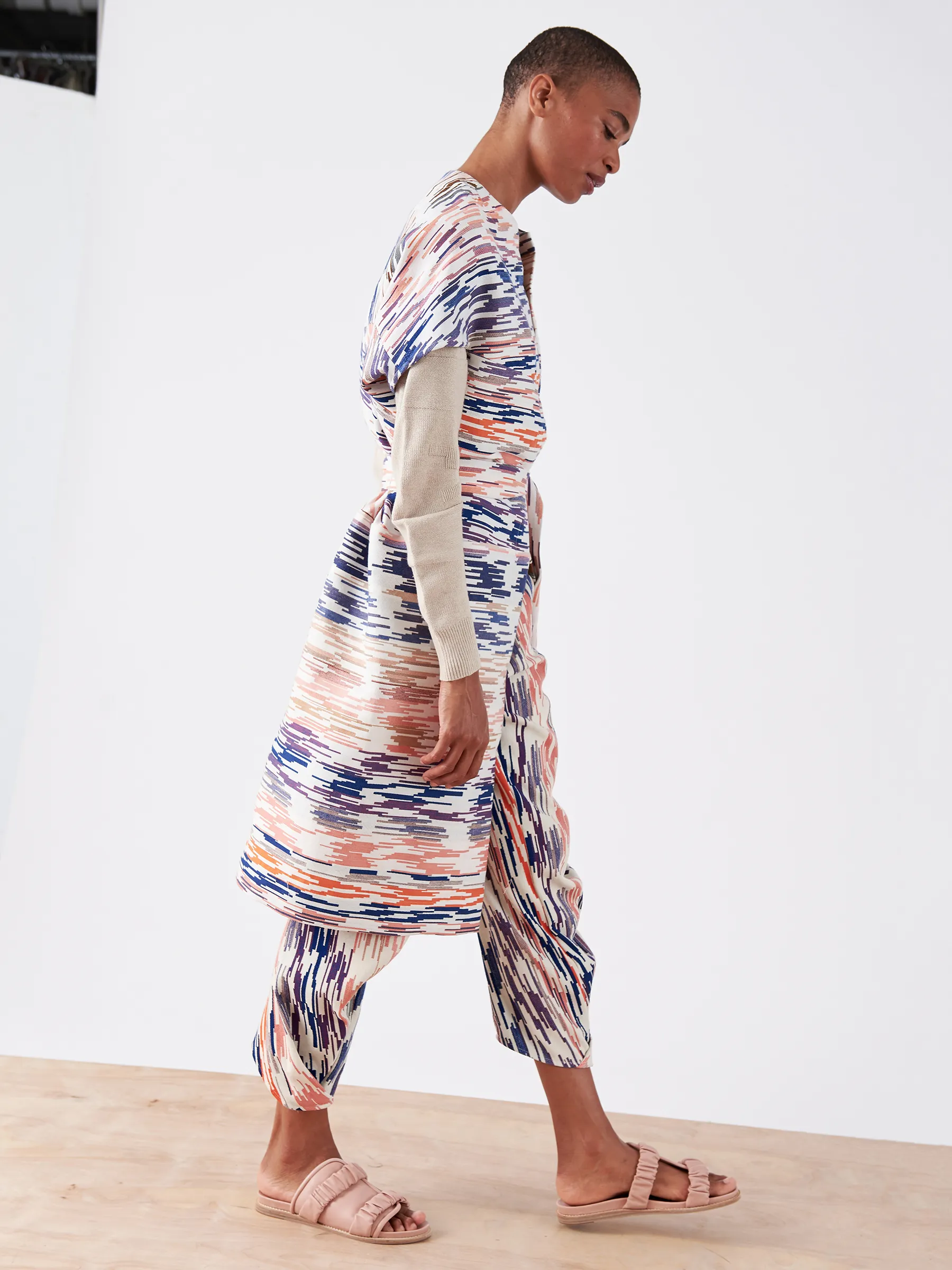 Hexagon Coat with Belt Sample sold by Zero + Maria Cornejo product image thumbnail 4