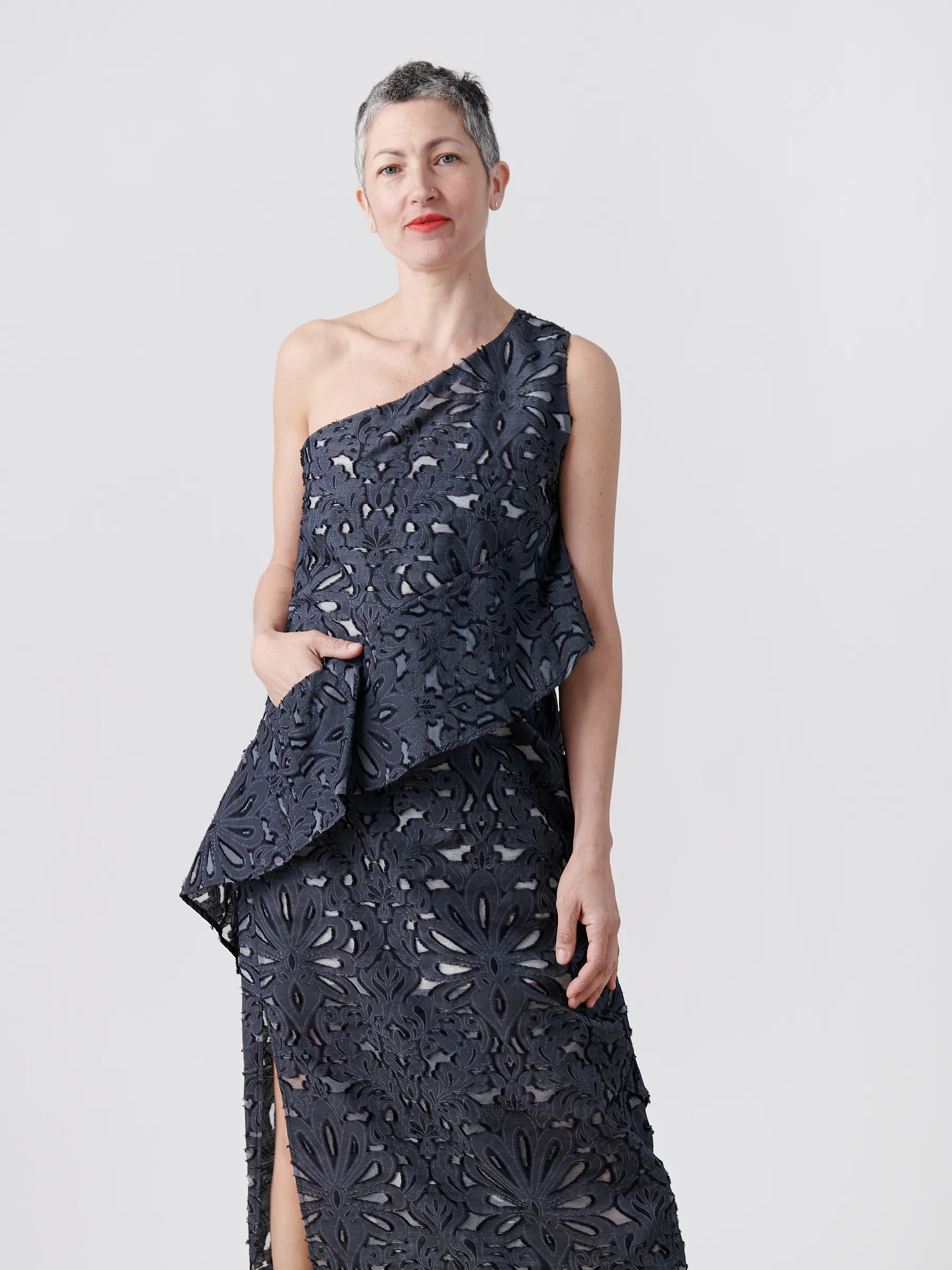 Long Spiral Dress Sample sold by Zero + Maria Cornejo product image thumbnail 2