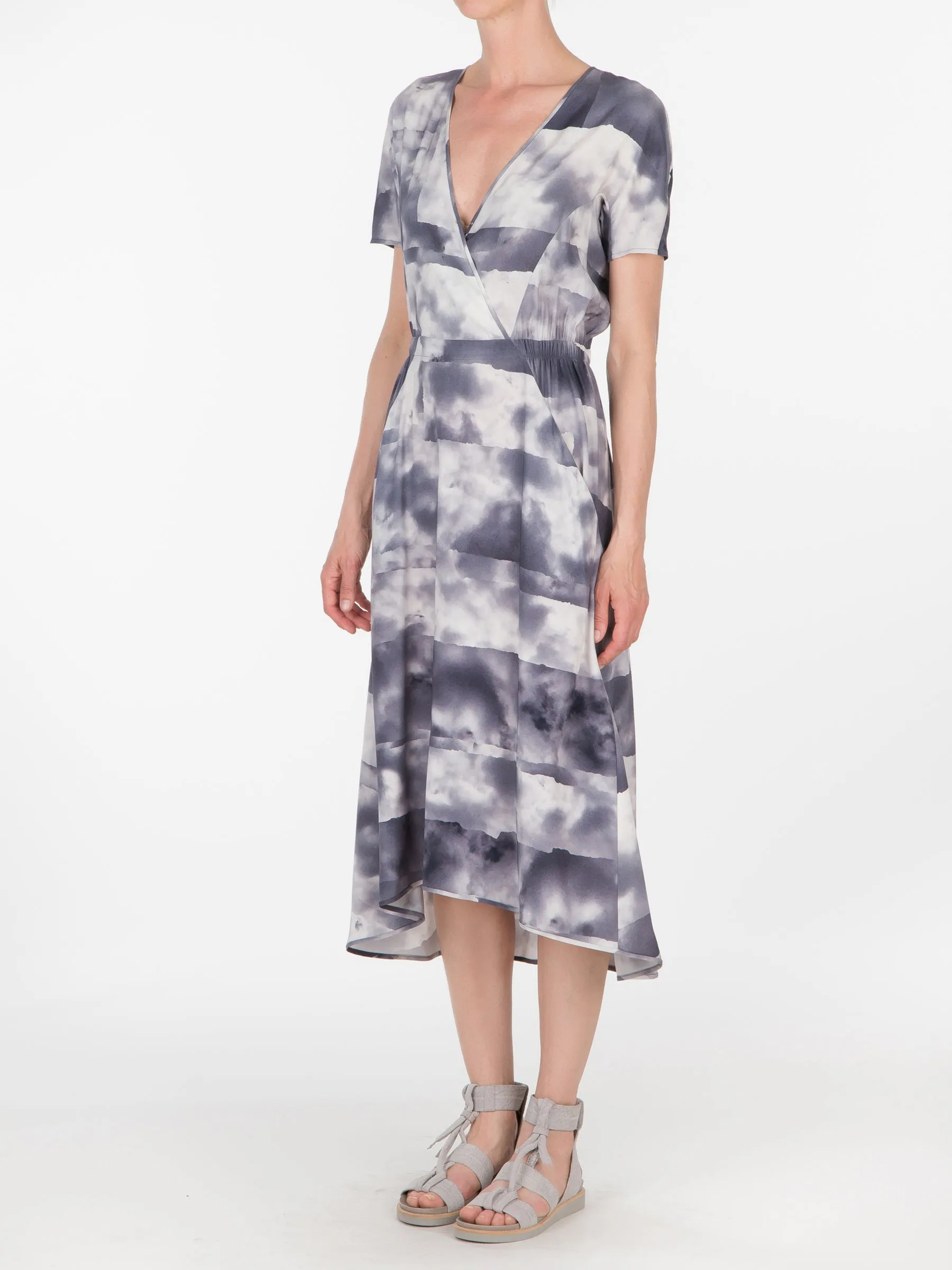 Wrap Isie Dress Sample sold by Zero + Maria Cornejo product image thumbnail 4