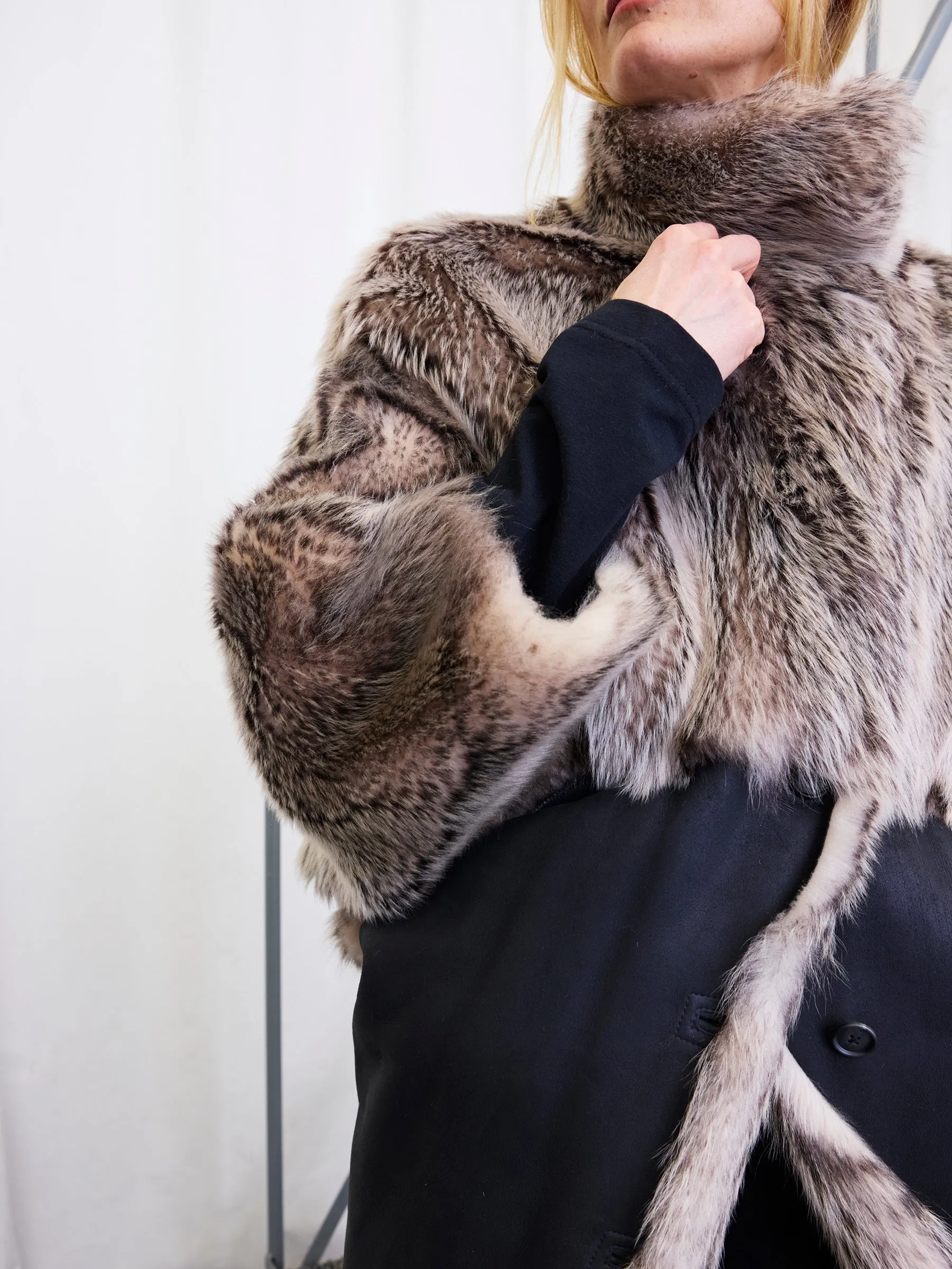 Shearling Rio Coat Sample sold by Zero + Maria Cornejo product image thumbnail 3