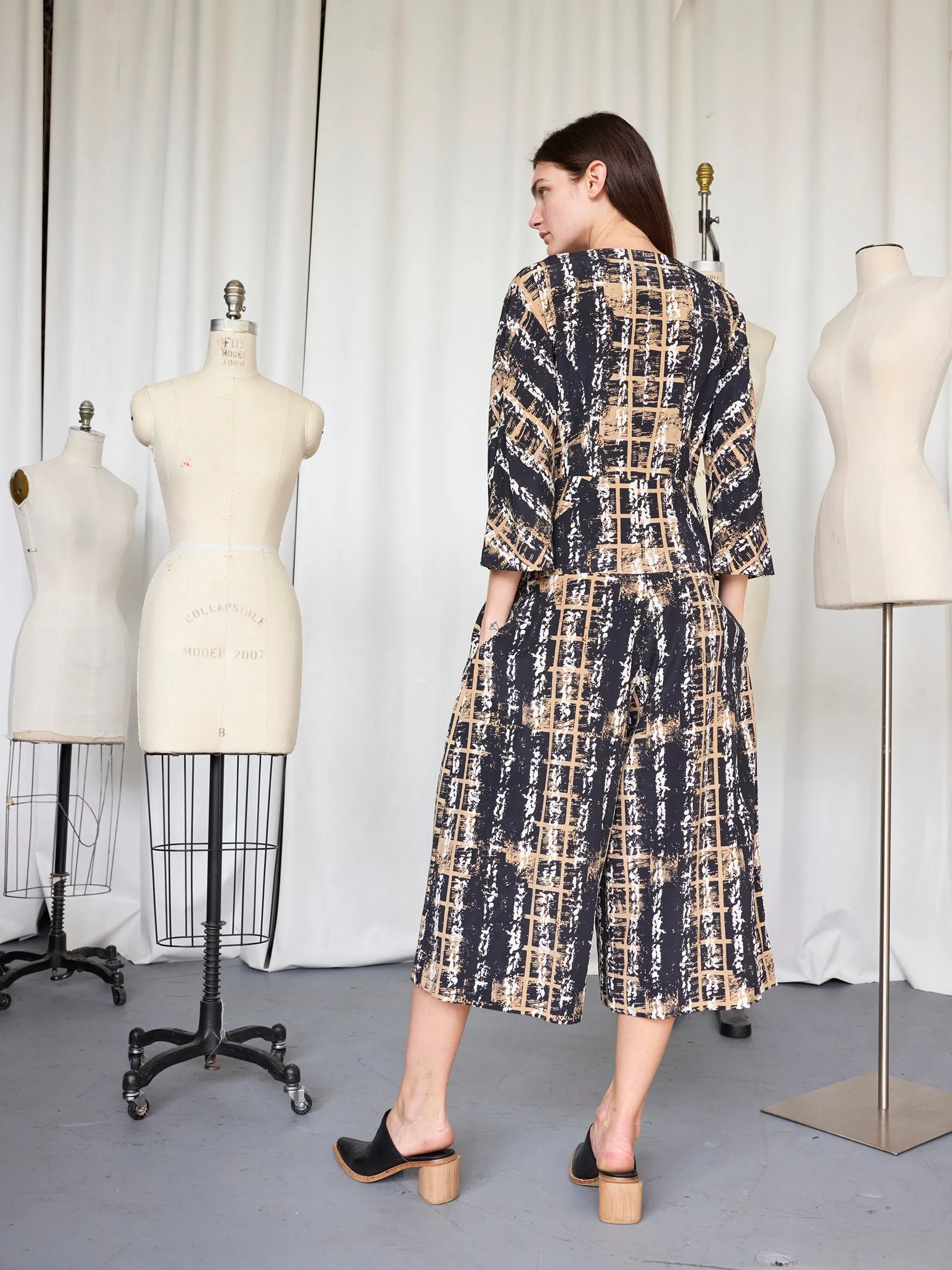 Zowie Jumpsuit Sample sold by Zero + Maria Cornejo product image thumbnail 3