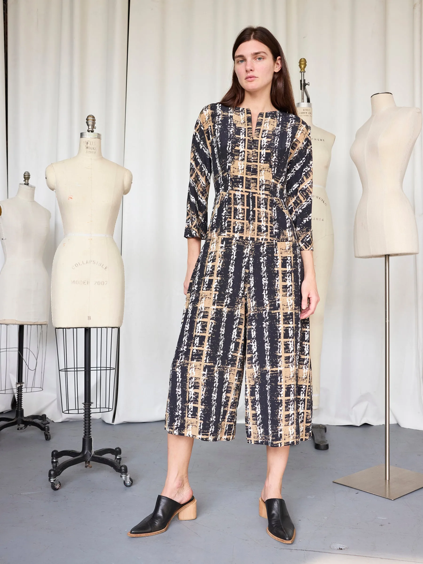 Zowie Jumpsuit Sample sold by Zero + Maria Cornejo product image thumbnail 2