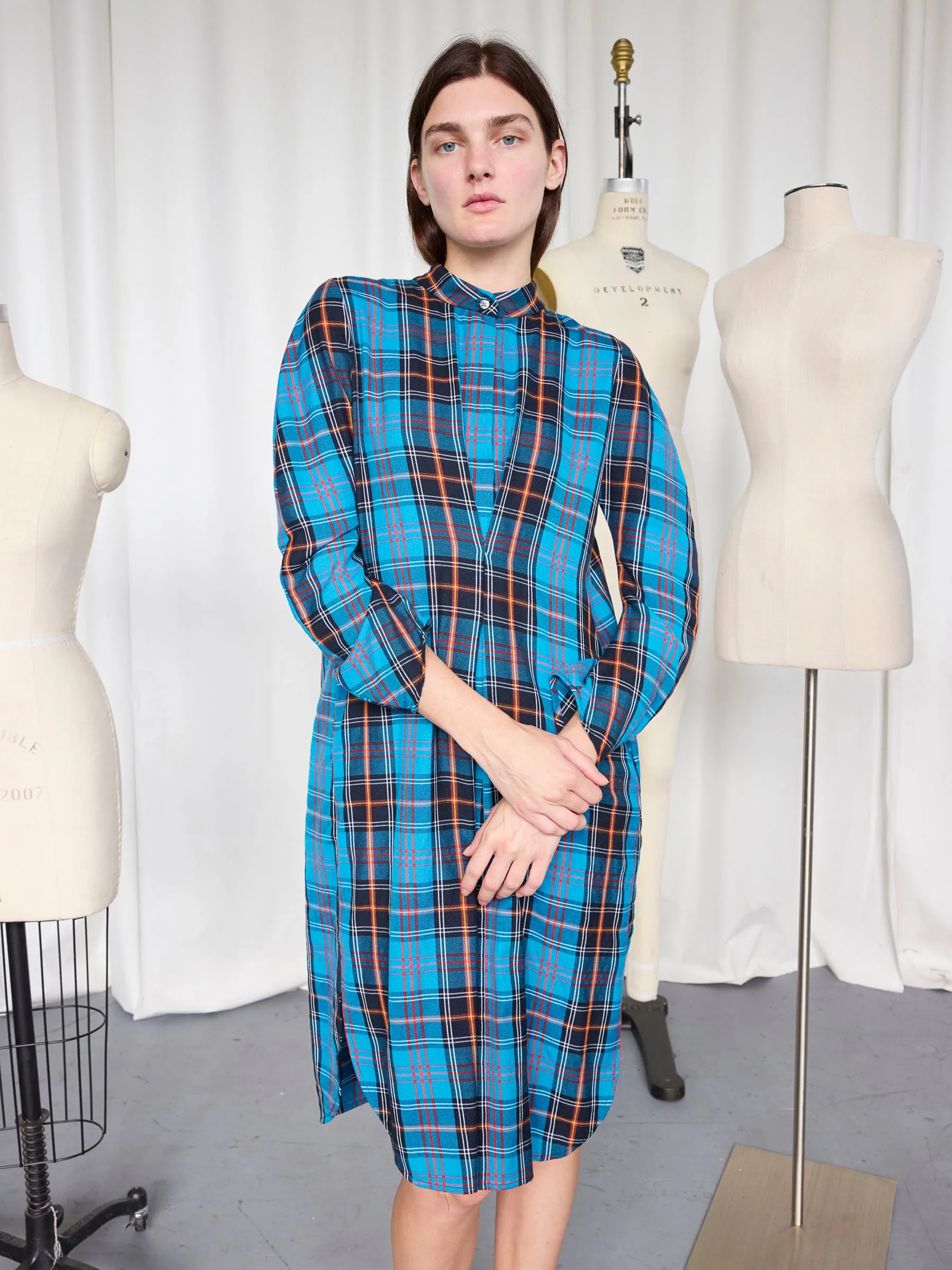 Pleat Rami Dress Sample sold by Zero + Maria Cornejo product image thumbnail 3