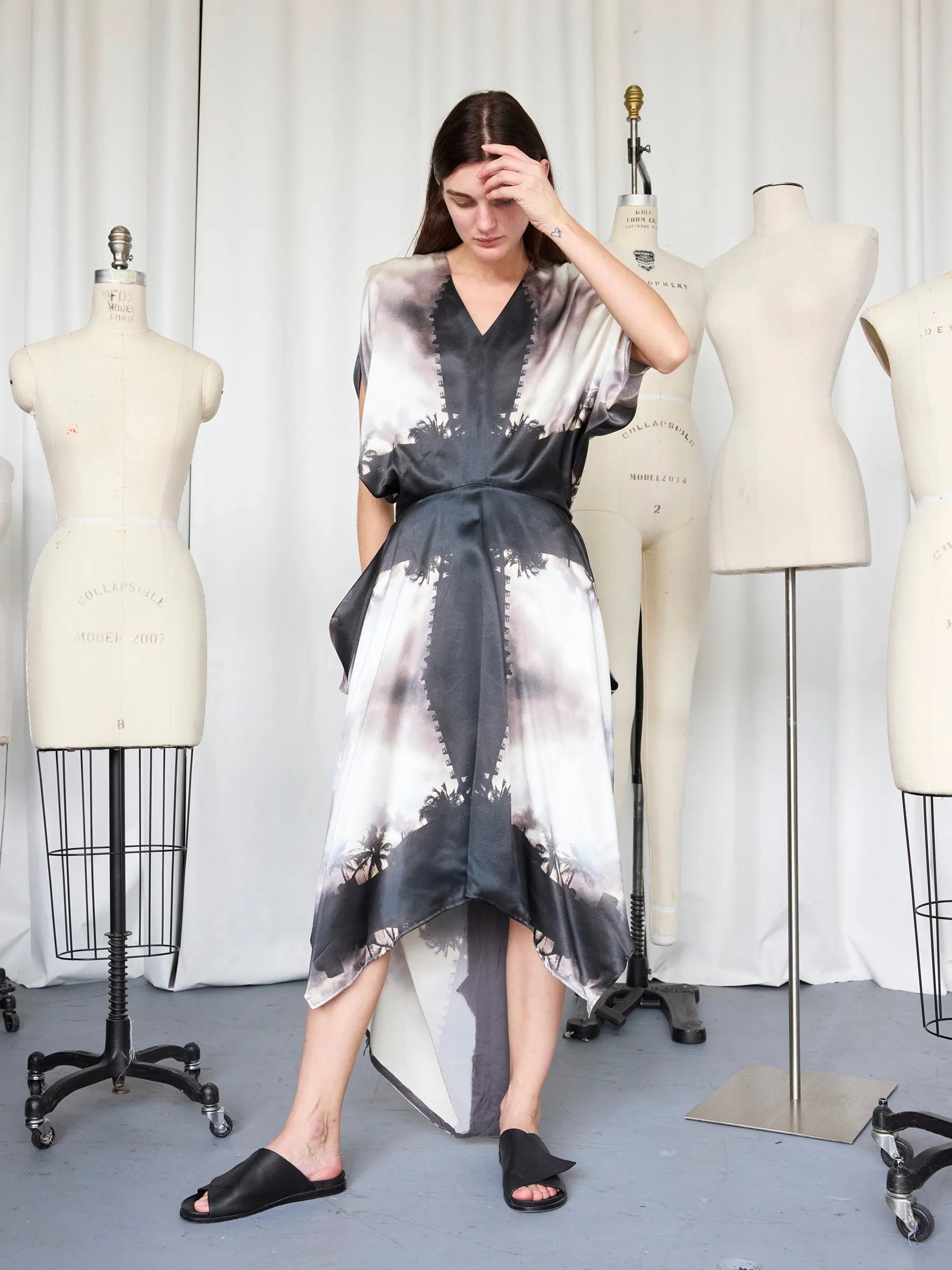 Amina Dress Sample sold by Zero + Maria Cornejo product image thumbnail 2