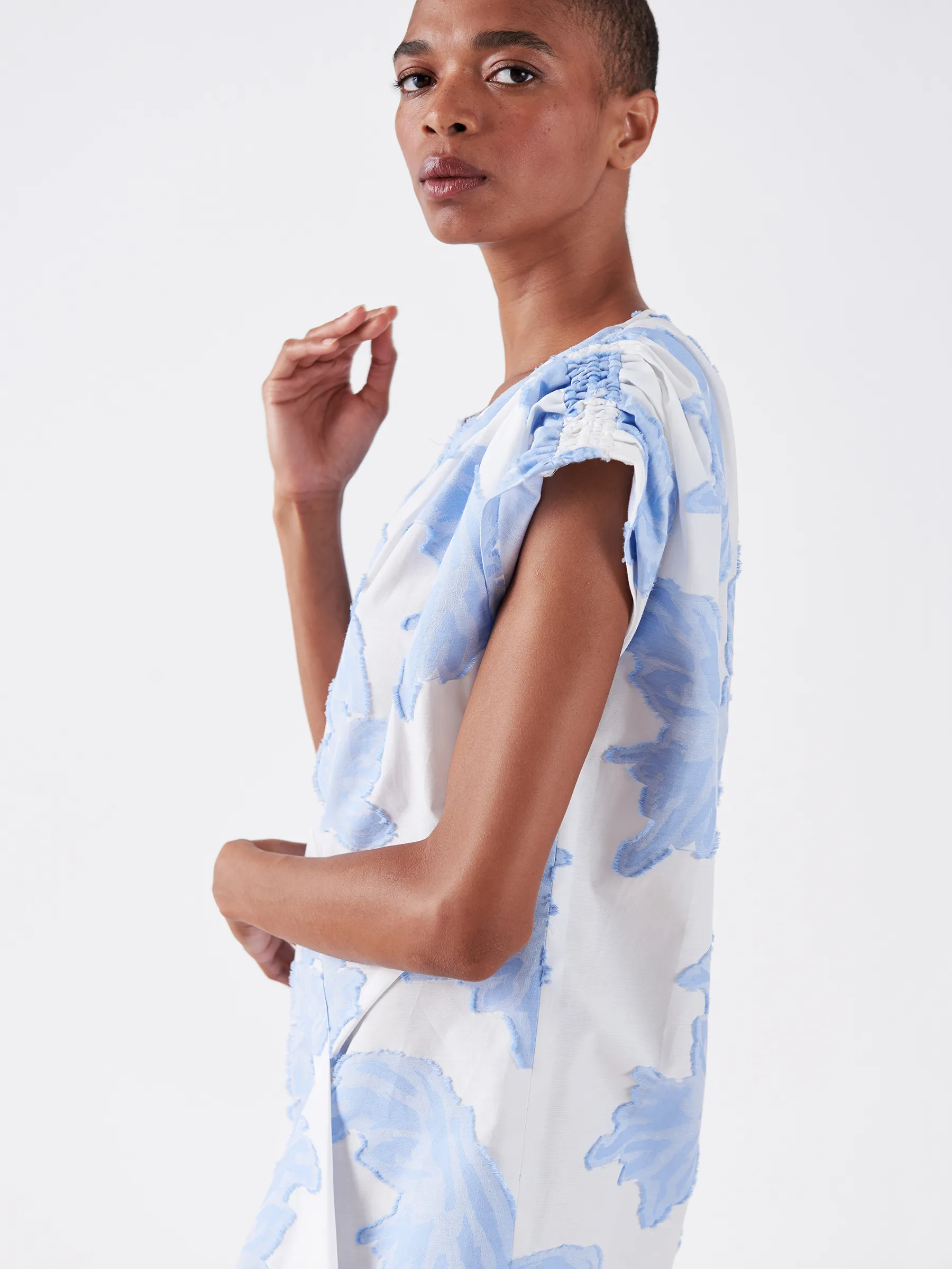 Ruched Fold Mini Dress sold by Zero + Maria Cornejo product image thumbnail 3