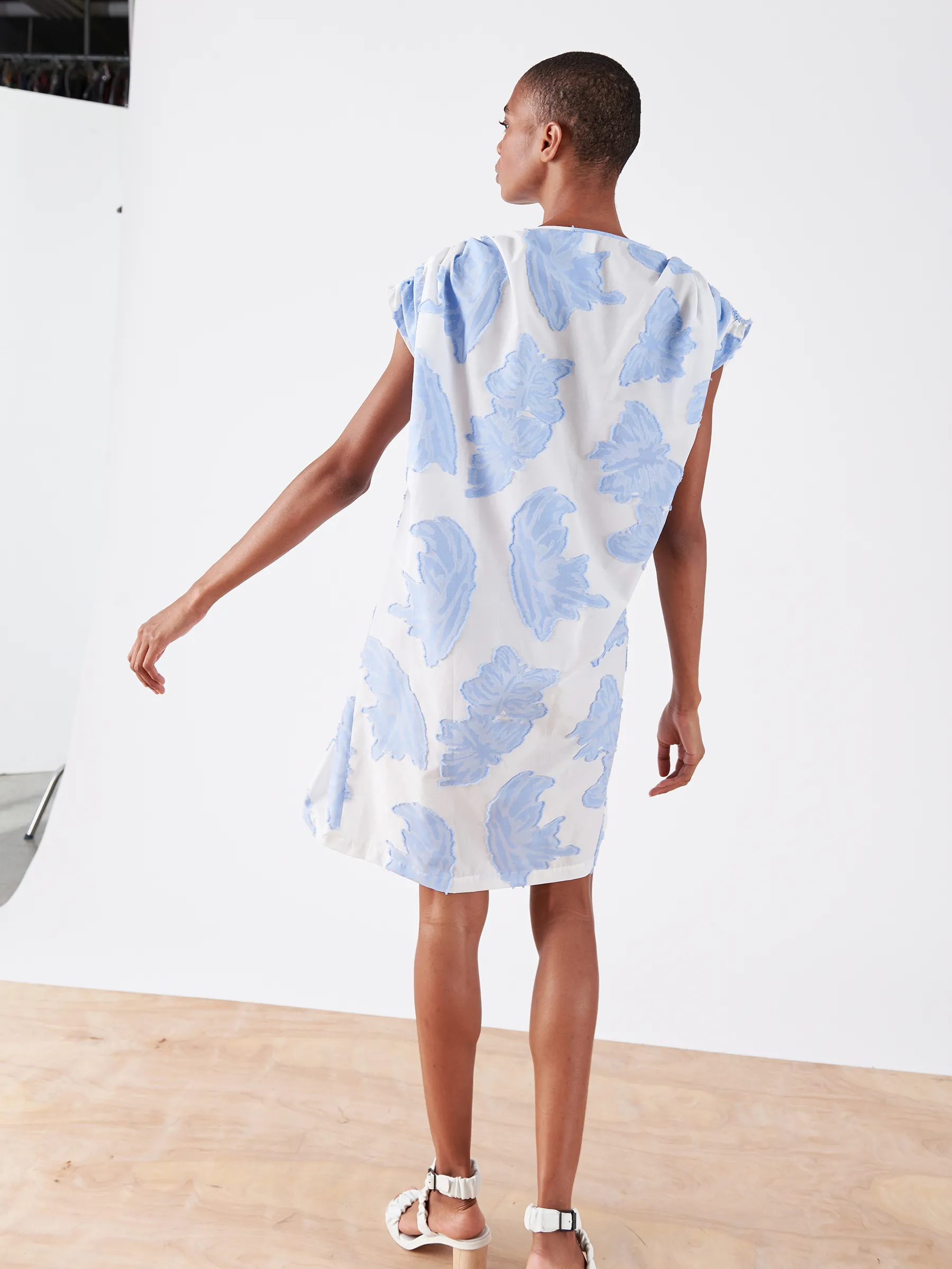 Ruched Fold Mini Dress sold by Zero + Maria Cornejo product image thumbnail 5