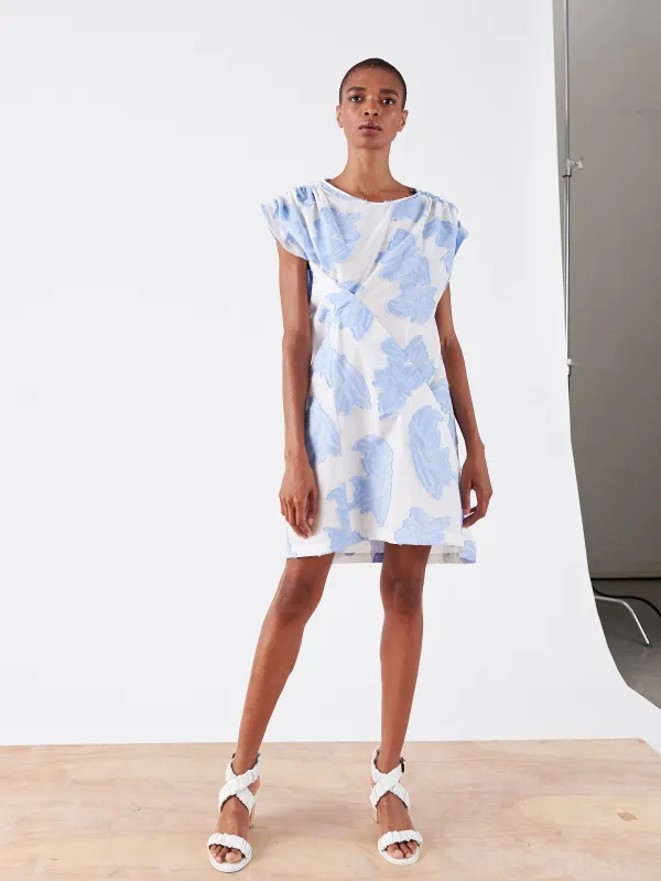 Ruched Fold Mini Dress made by Zero + Maria Cornejo