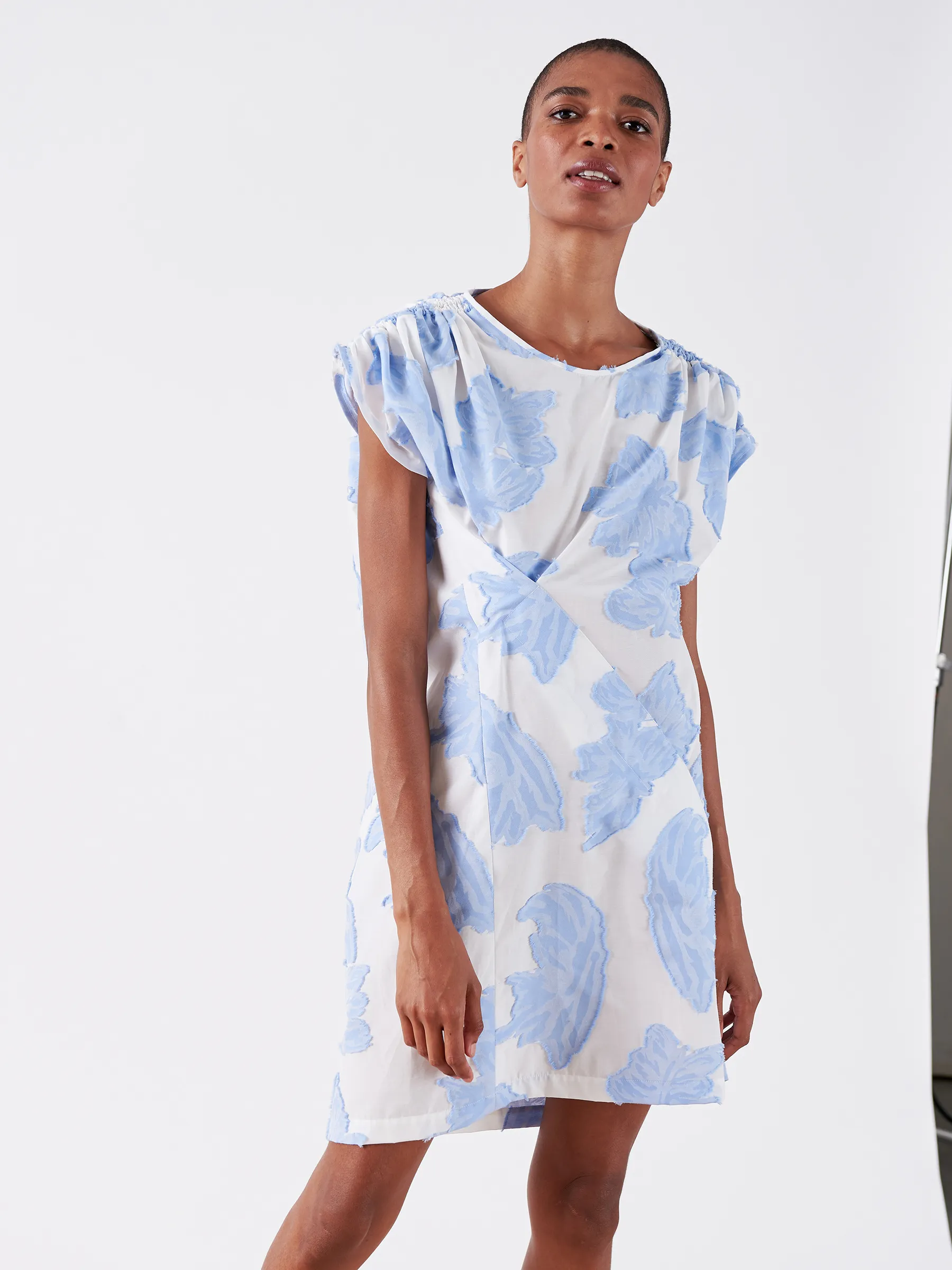 Ruched Fold Mini Dress sold by Zero + Maria Cornejo product image thumbnail 2