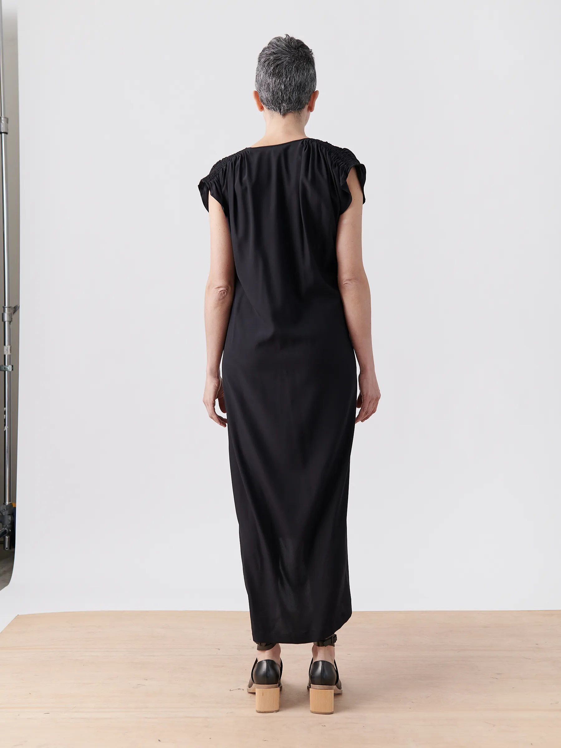 Long Ruched Fold Dress sold by Zero + Maria Cornejo product image thumbnail 4