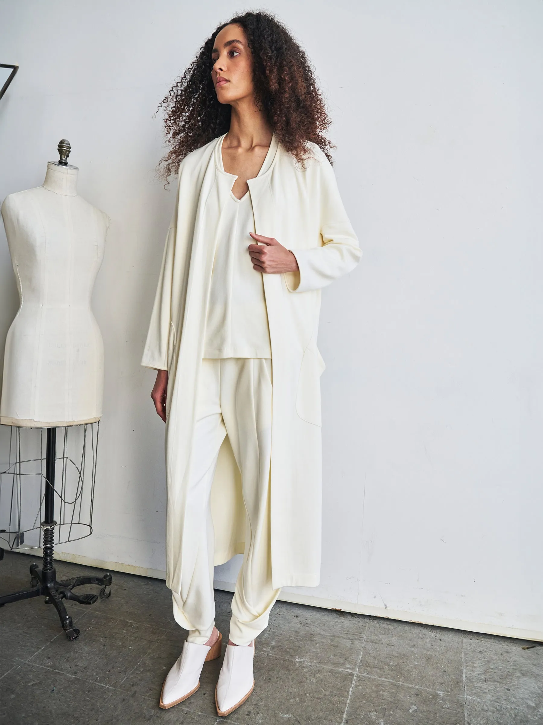 Jersey Koya Coat sold by Zero + Maria Cornejo product image thumbnail 5
