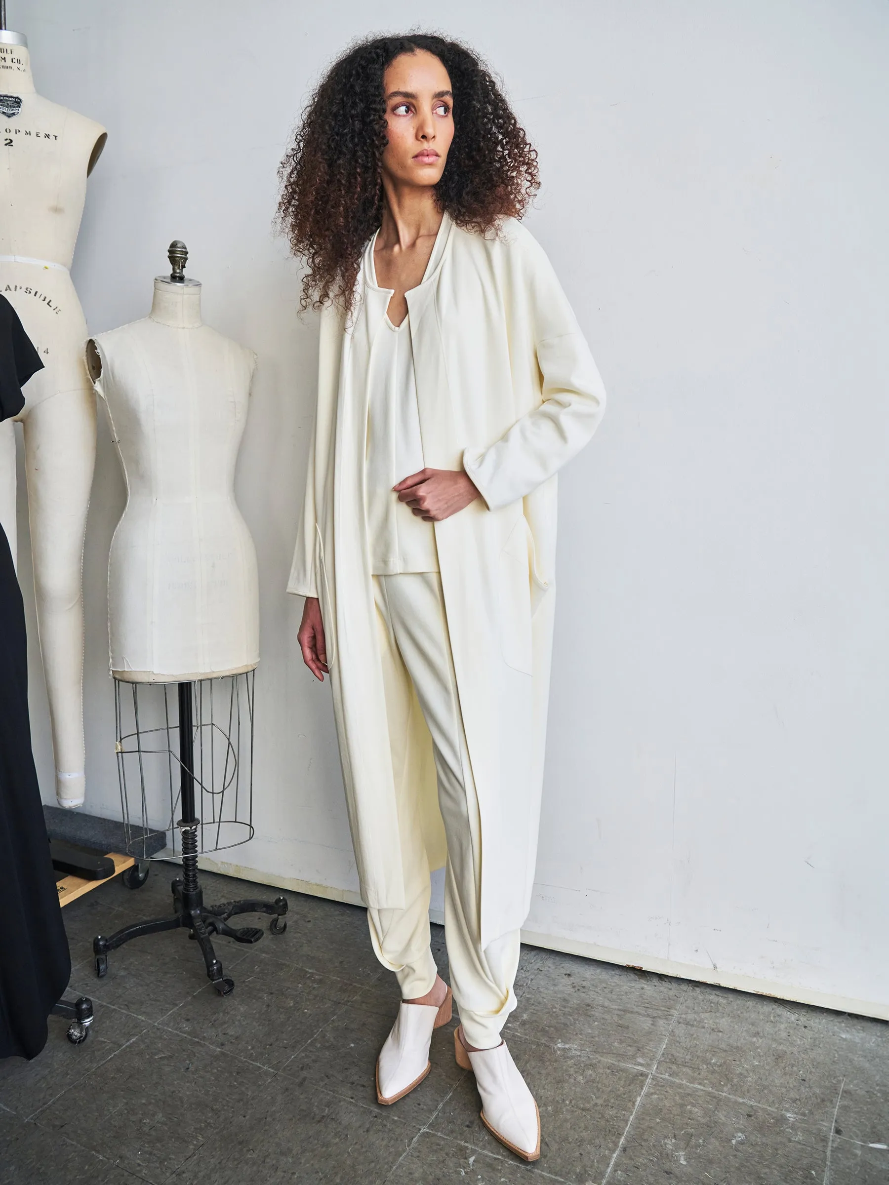 Jersey Koya Coat sold by Zero + Maria Cornejo product image thumbnail 2
