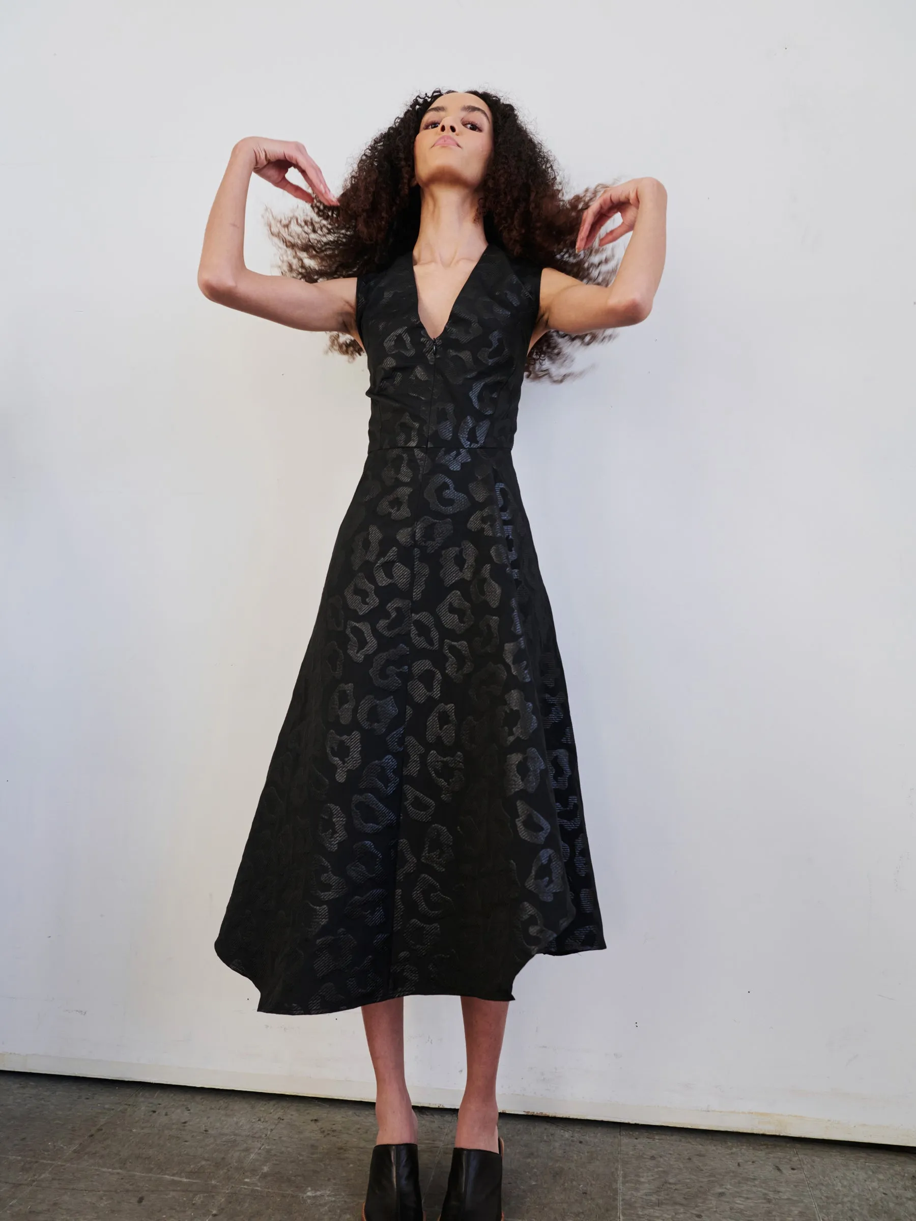 Sleeveless Wave Dress sold by Zero + Maria Cornejo product image thumbnail 3