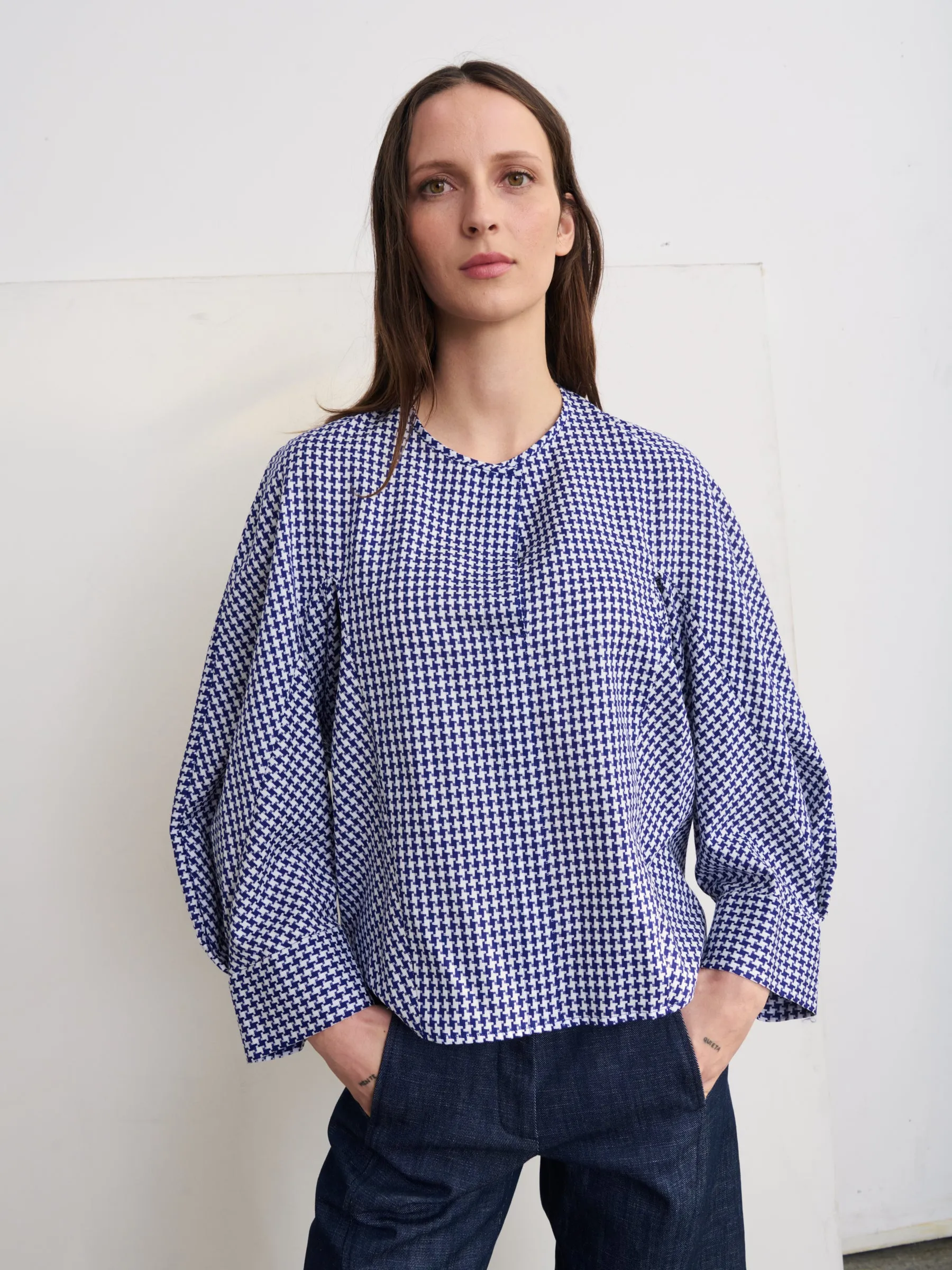 Long-Sleeved Akeo Shirt sold by Zero + Maria Cornejo product image thumbnail 2