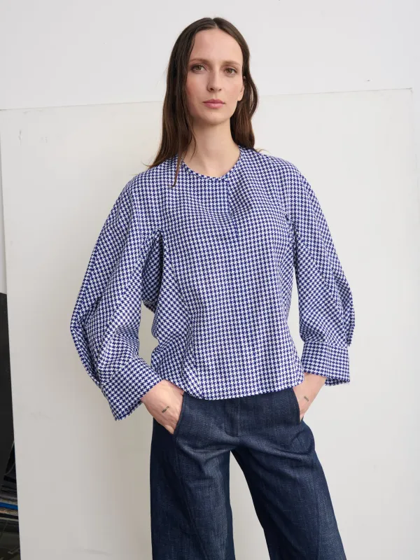 Long-Sleeved Akeo Shirt made by Zero + Maria Cornejo
