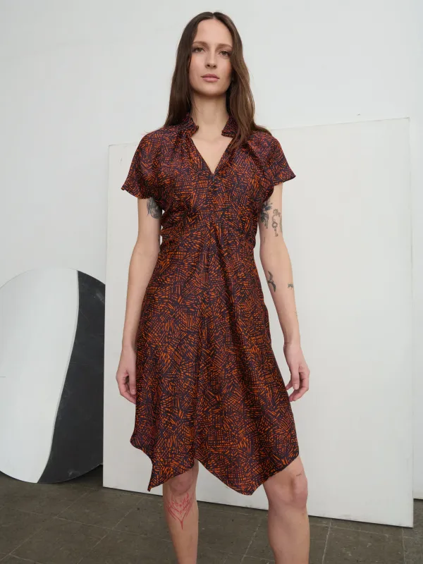 Ruched Stella Dress made by Zero + Maria Cornejo