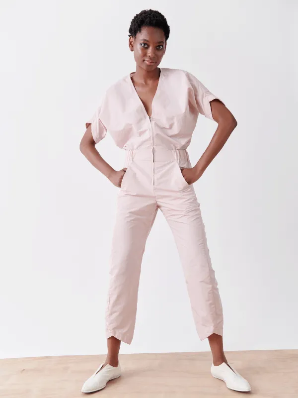 Aissa V-Neck Jumpsuit Sample made by Zero + Maria Cornejo