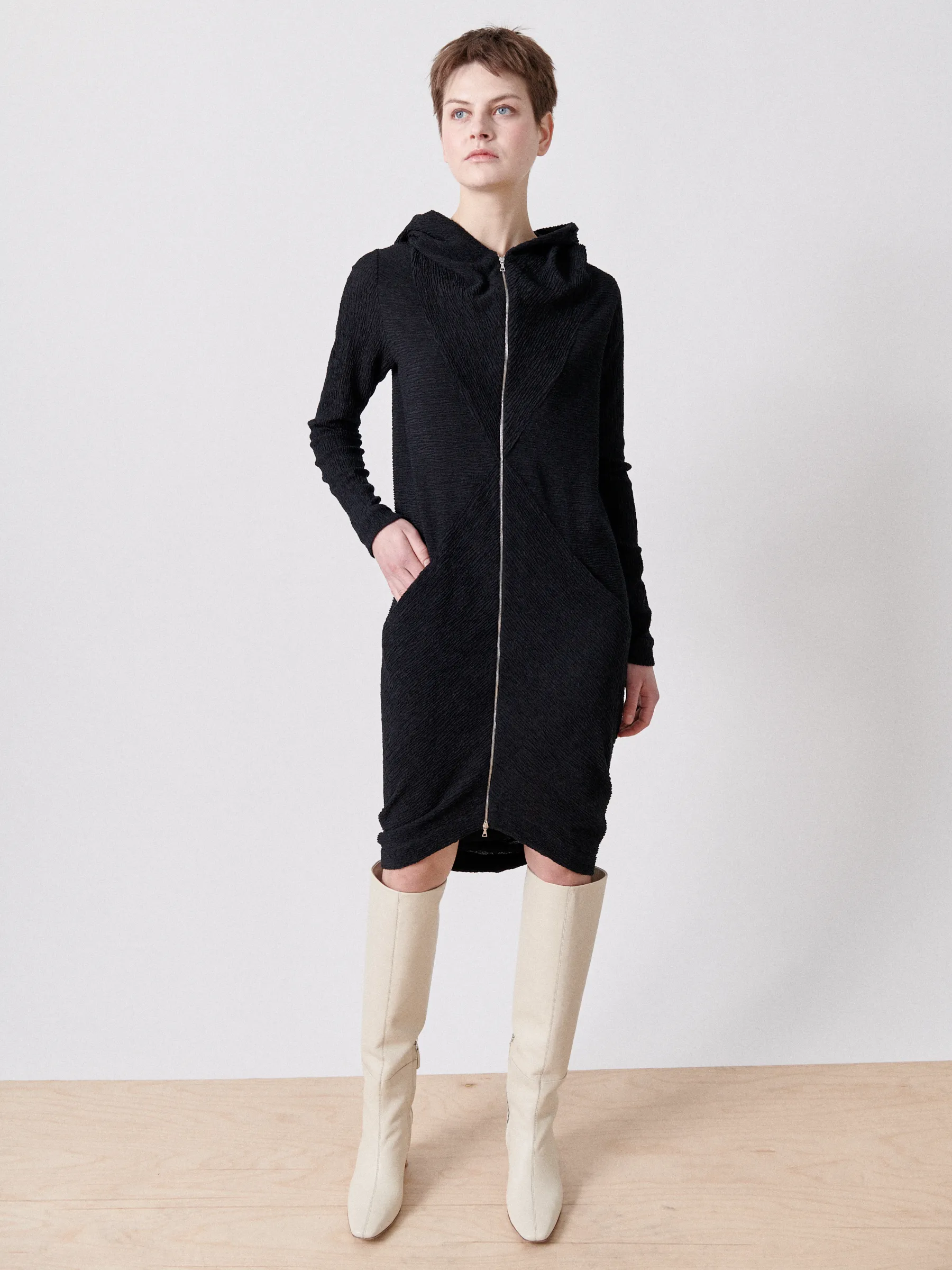 Zip Serpent Dress Sample sold by Zero + Maria Cornejo product image thumbnail 2