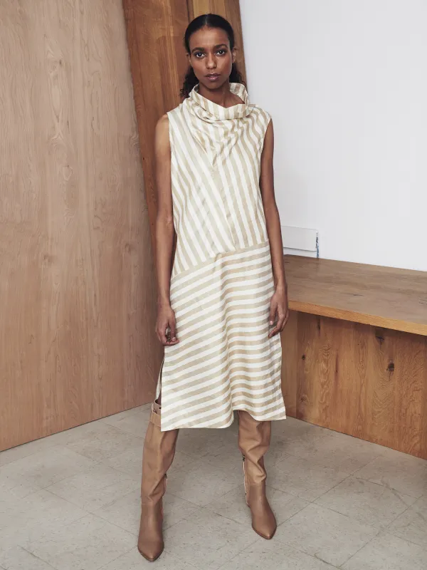 Sleeveless Fold Dress Sample made by Zero + Maria Cornejo