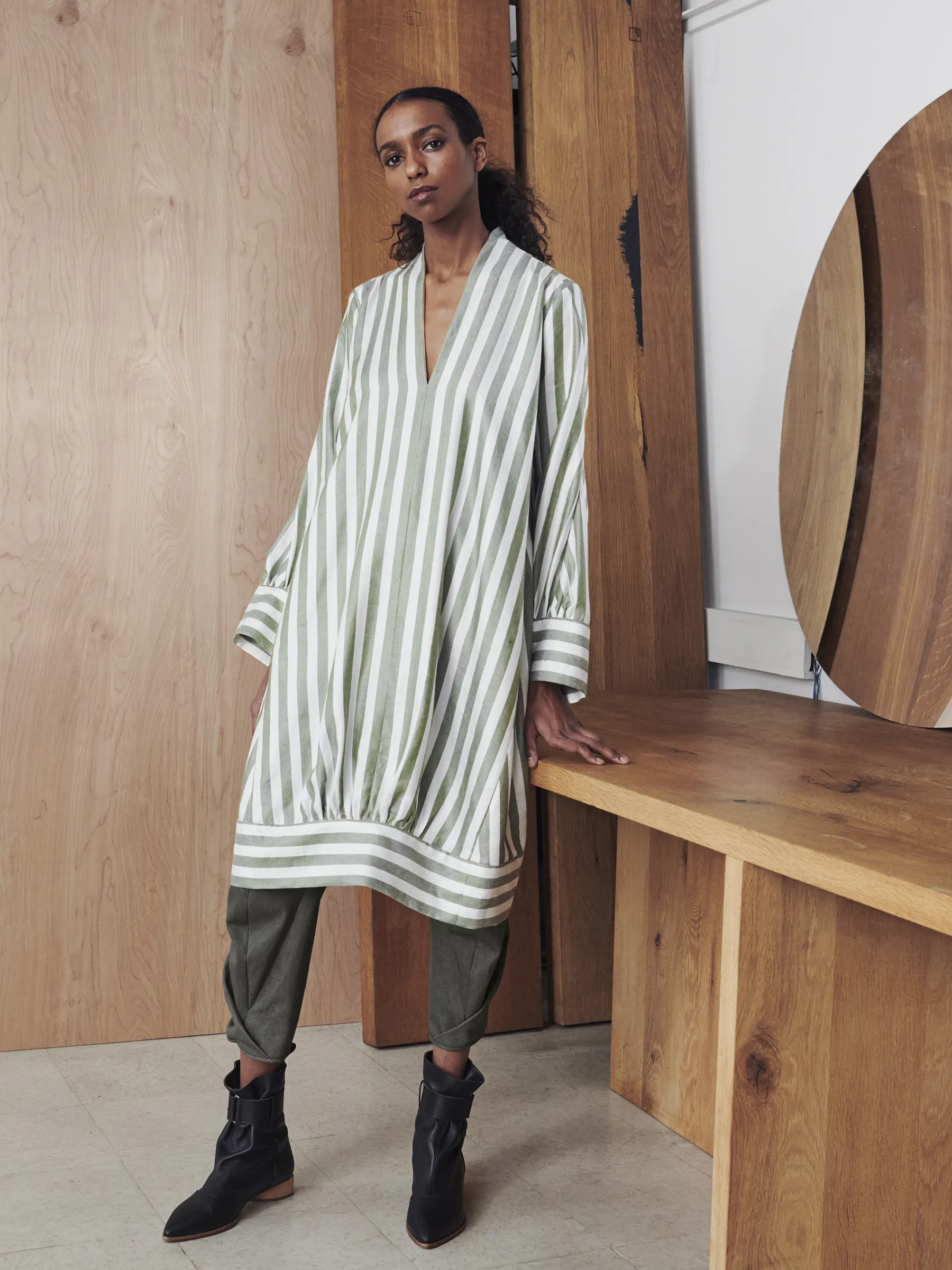 Long-Sleeved Sacha Dress Sample sold by Zero + Maria Cornejo