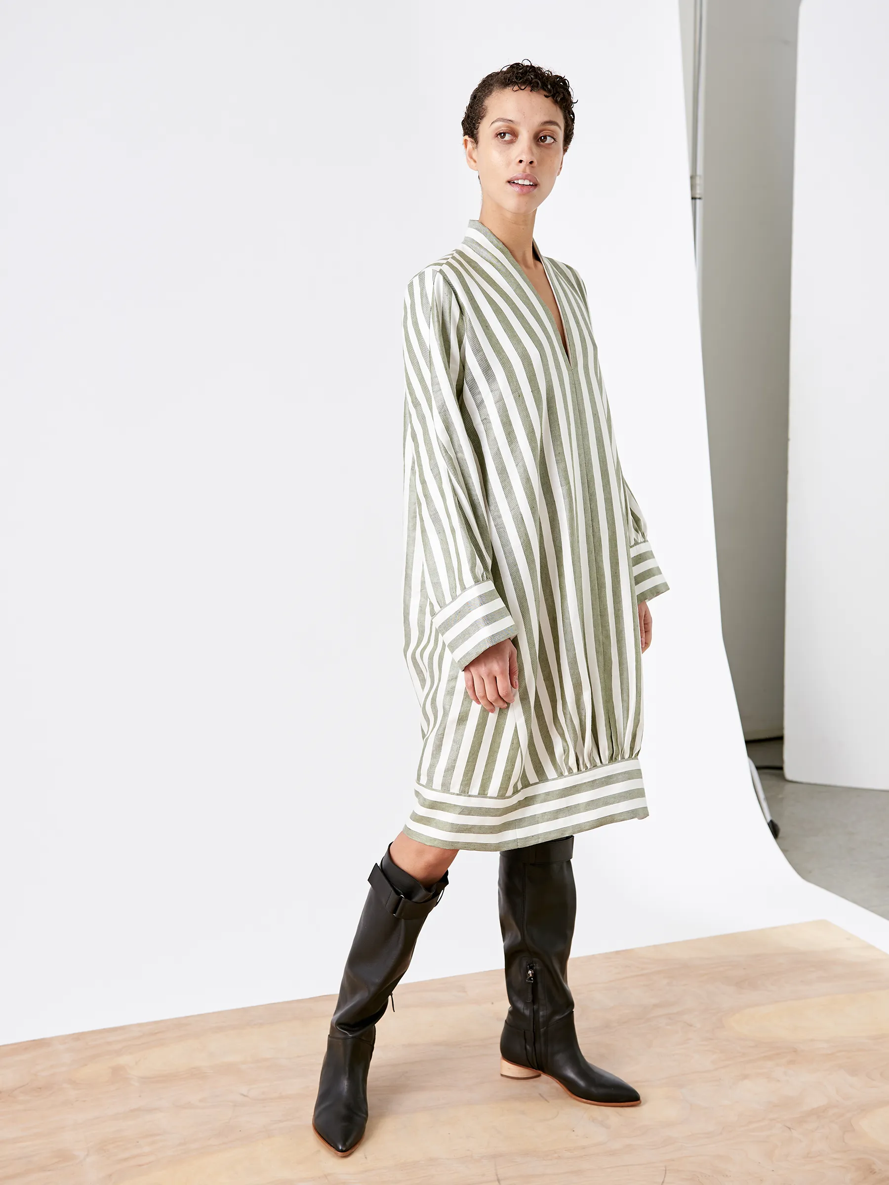 Long-Sleeved Sacha Dress Sample sold by Zero + Maria Cornejo product image thumbnail 5