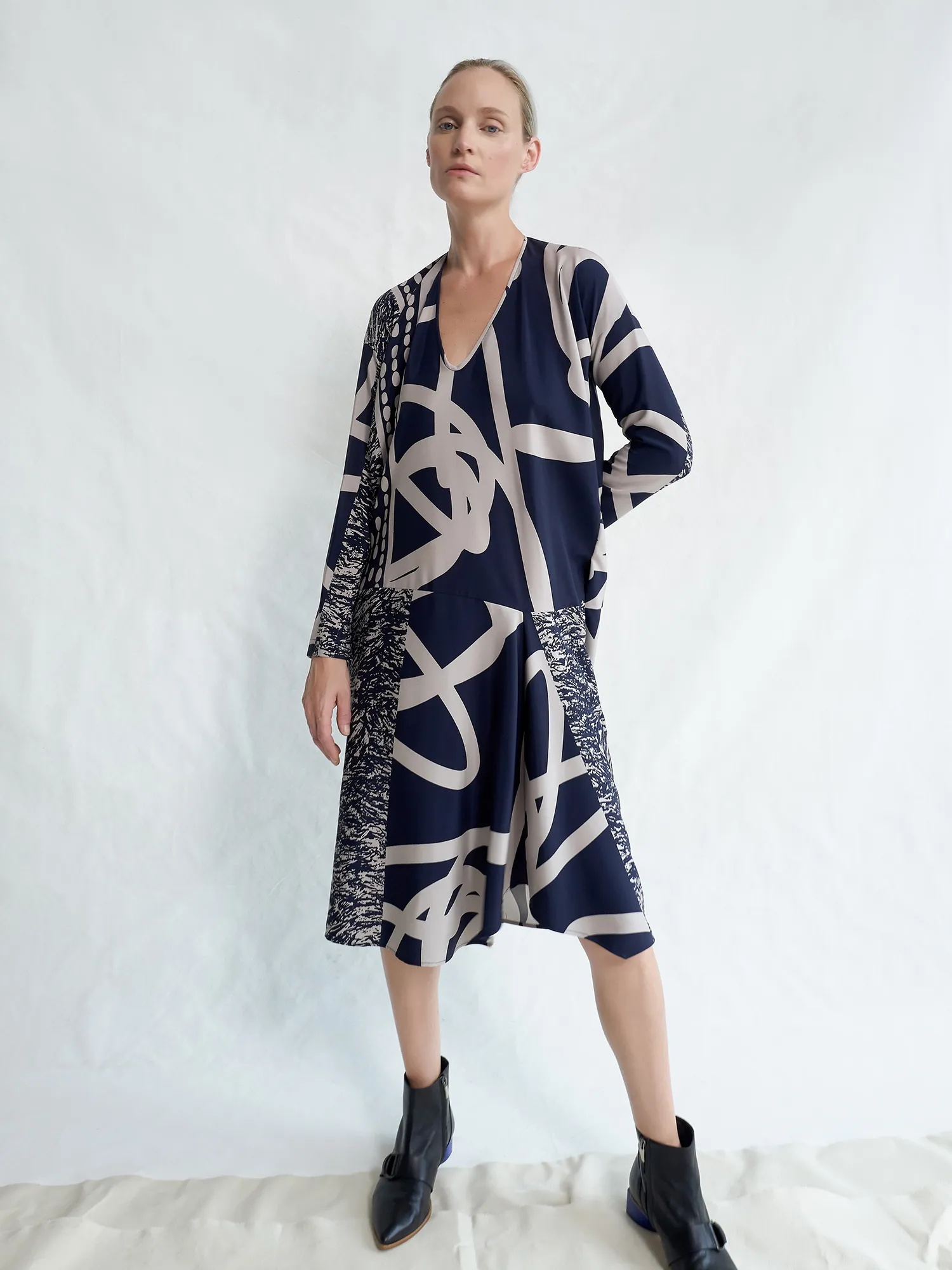 Long-Sleeved Tero Dress Sample sold by Zero + Maria Cornejo product image thumbnail 2