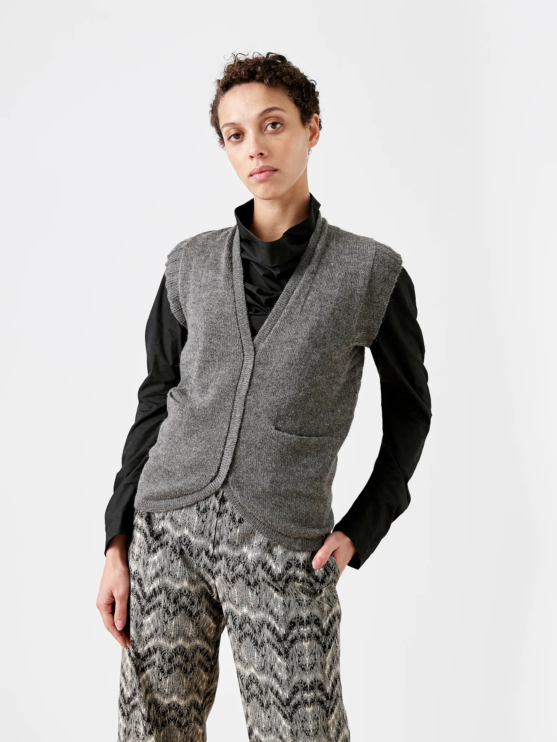 Ottoman Tailored Tank Sample sold by Zero + Maria Cornejo product image thumbnail 5