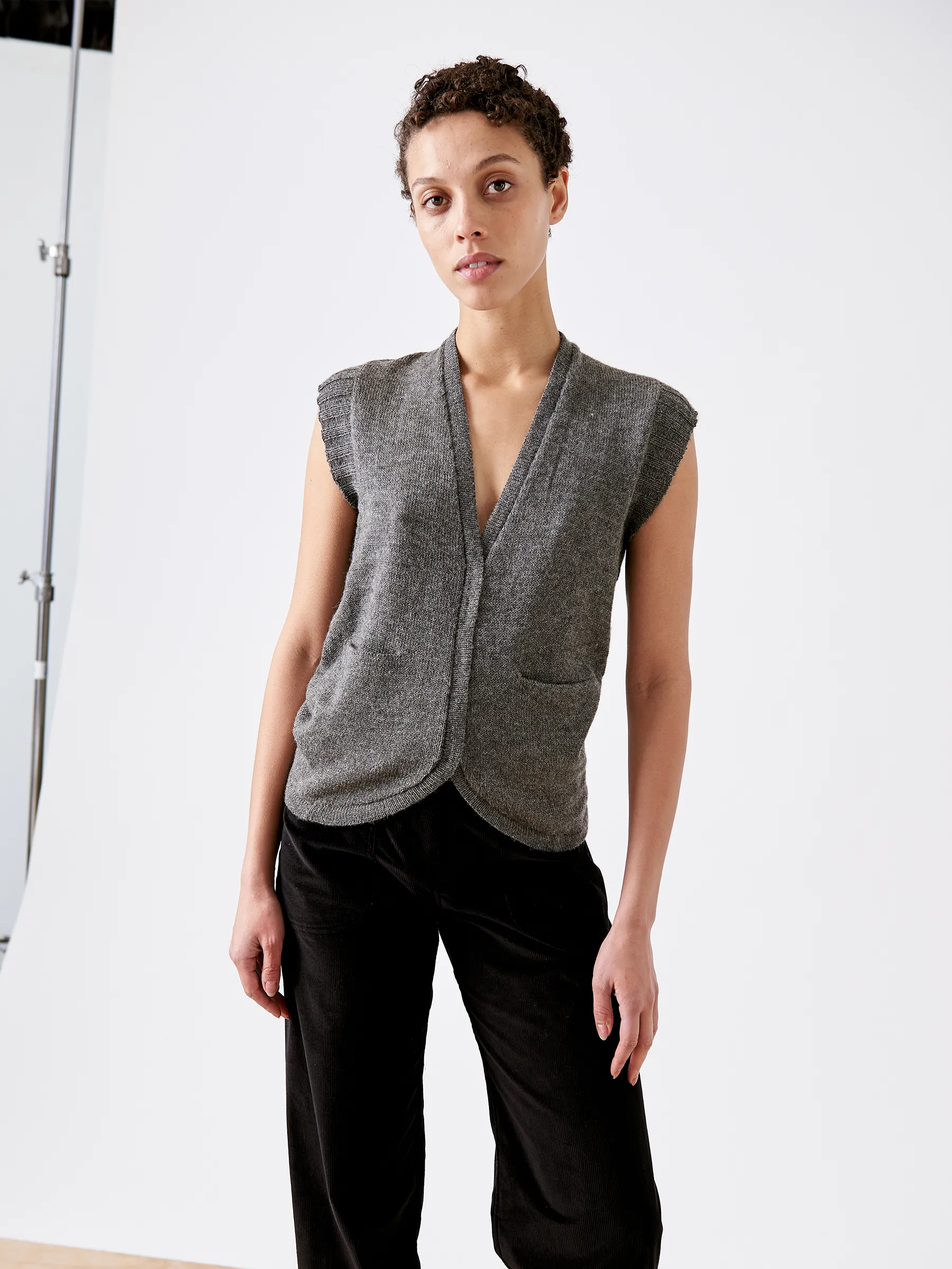 Ottoman Tailored Tank Sample sold by Zero + Maria Cornejo product image thumbnail 2