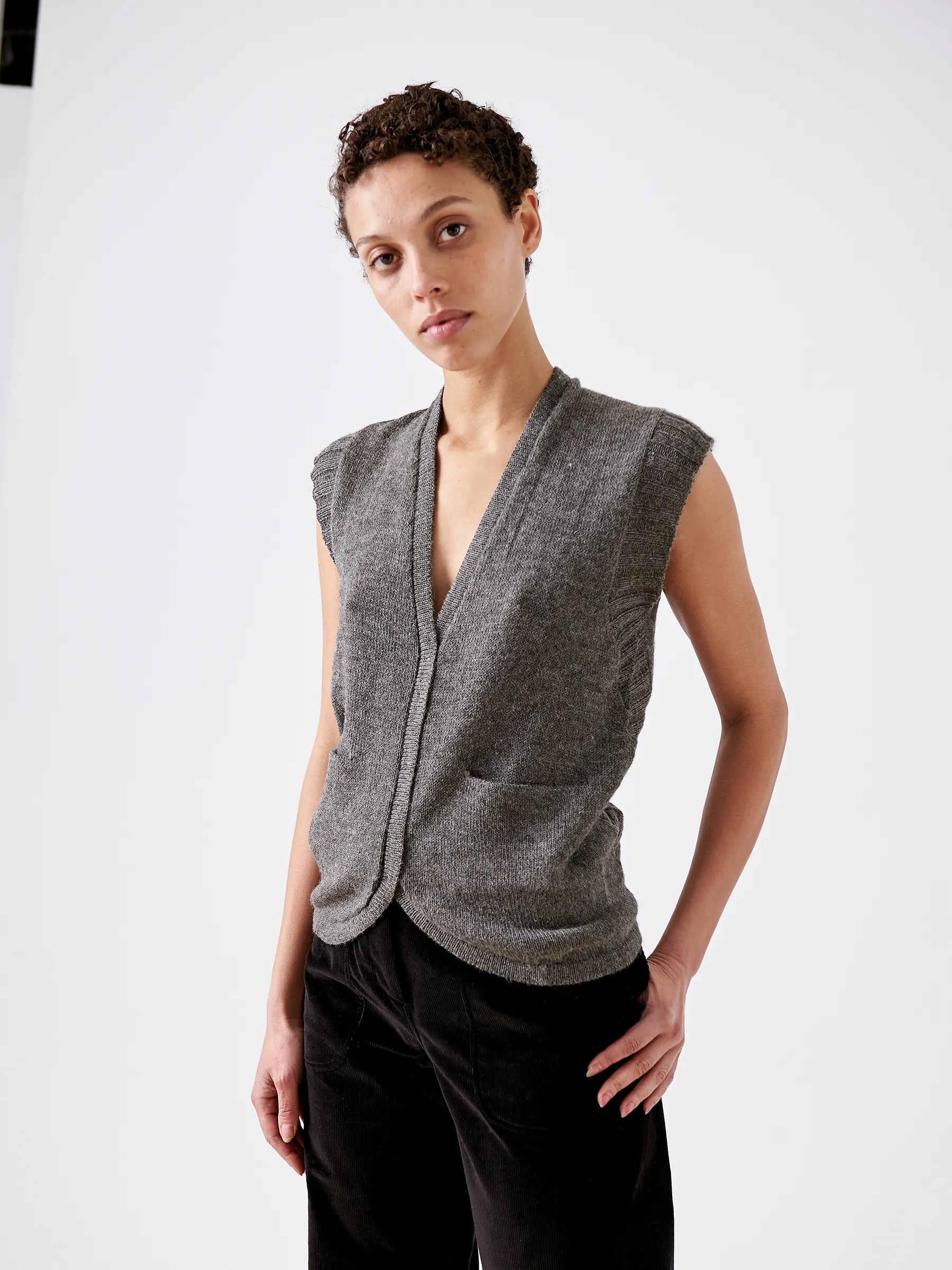 Ottoman Tailored Tank Sample sold by Zero + Maria Cornejo product image thumbnail 3