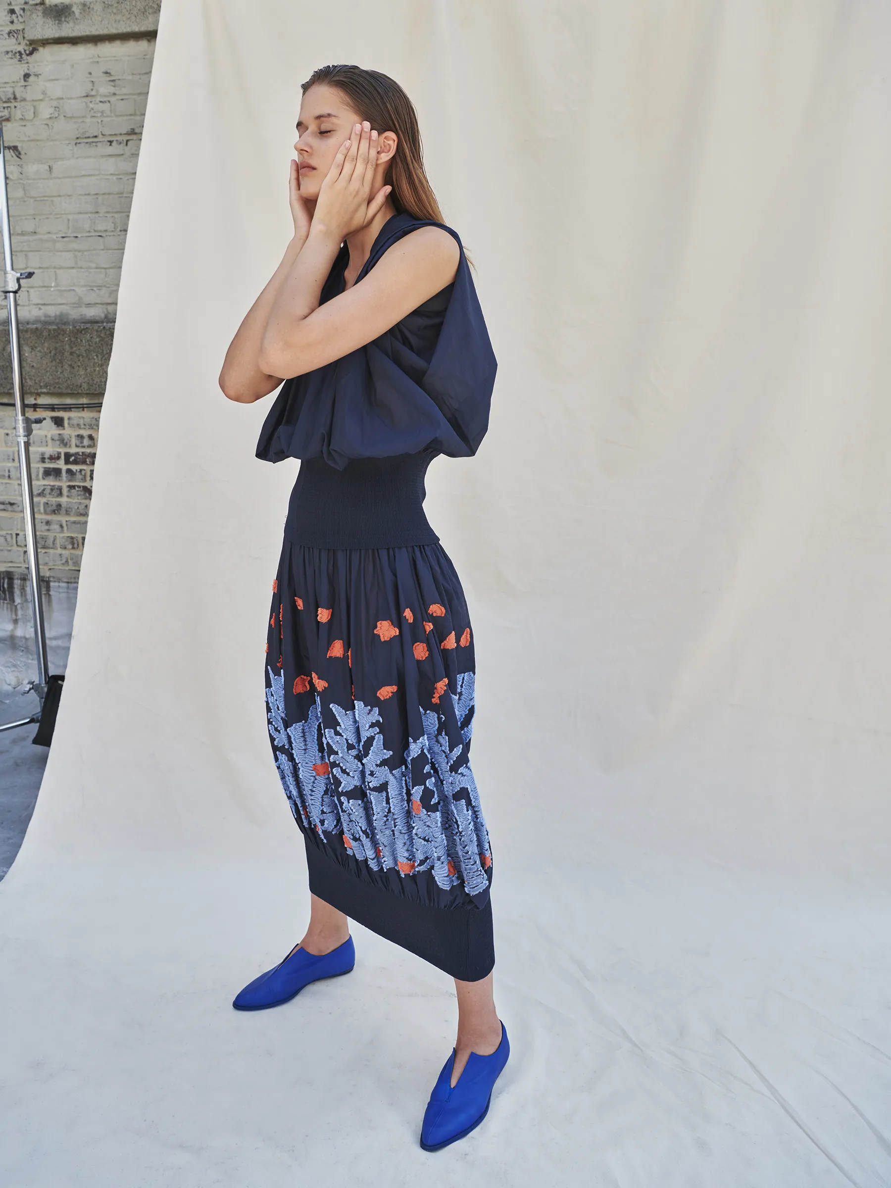 Eva Skirt Sample sold by Zero + Maria Cornejo product image thumbnail 2