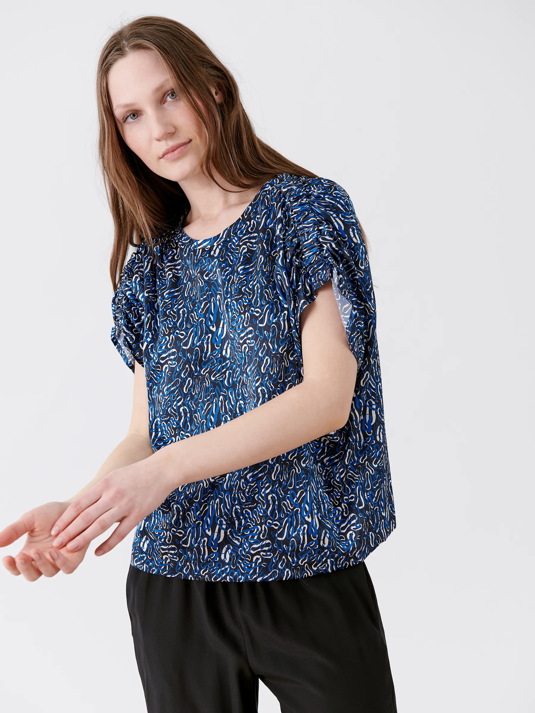 Ruched Muscle Tank Sample sold by Zero + Maria Cornejo